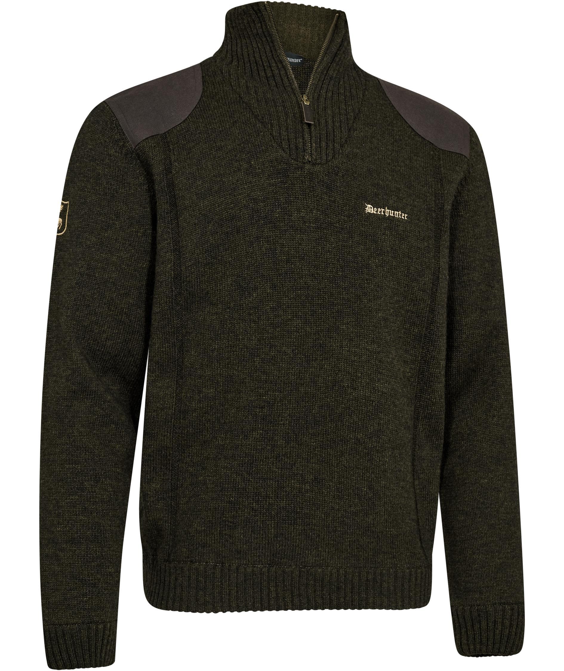 Deerhunter Finley half zip knitted pullover with wool, Ridgewood Melange, large image number 2