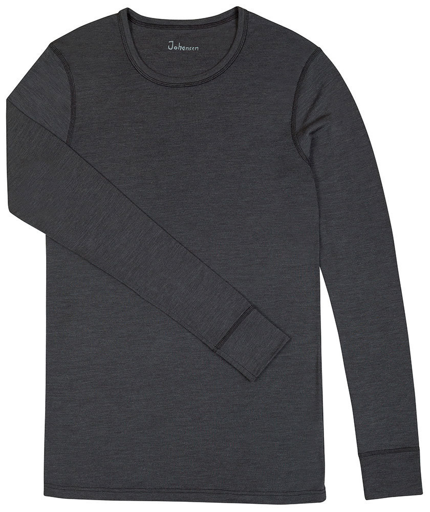 Joha Johansen Kenn lang&auml;rmliges Unterhemd, Dunkelgrau
