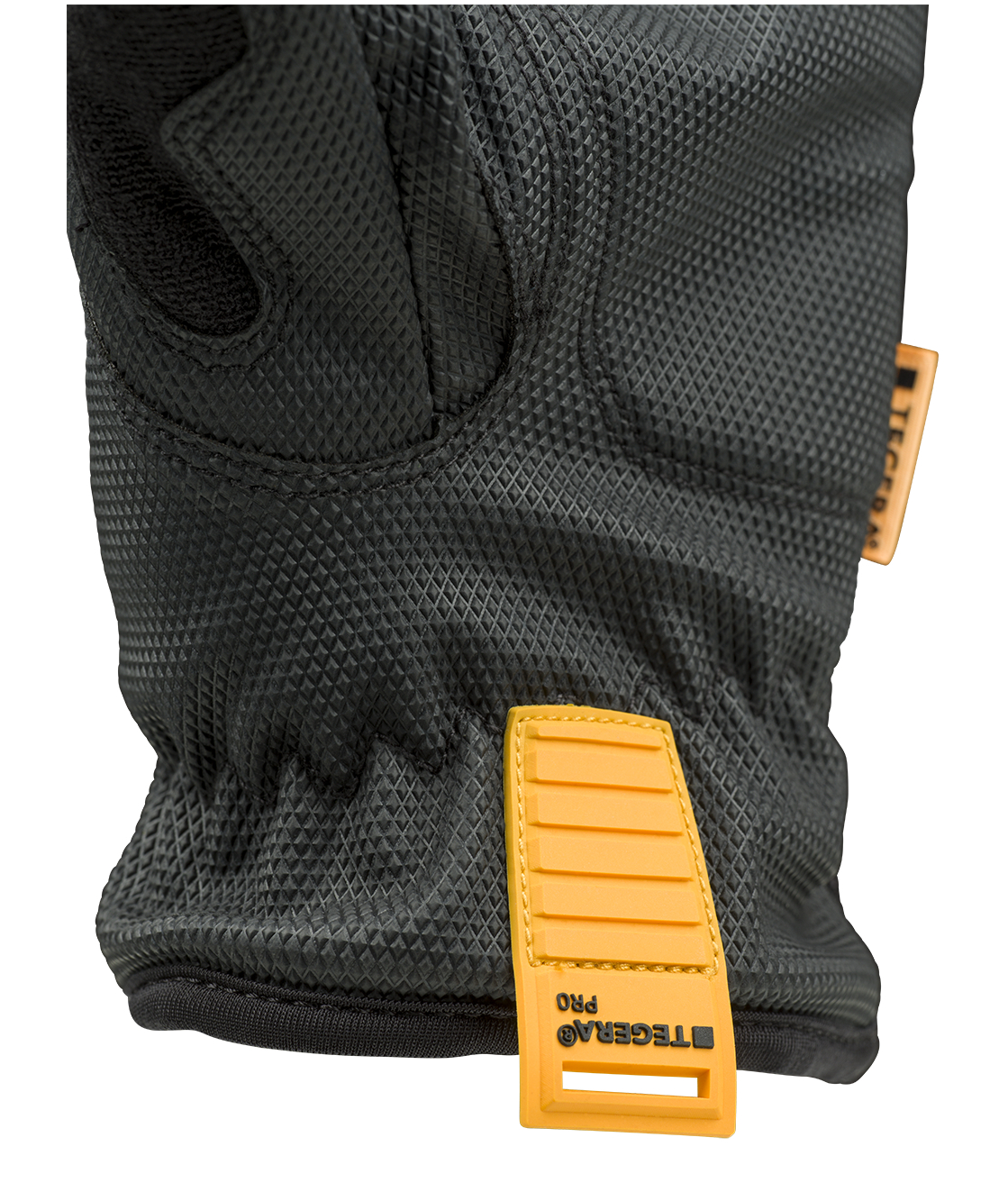 Tegera Pro 9137 vinter arbejdshandsker, Sort/gr&aring;/orange, large image number 2