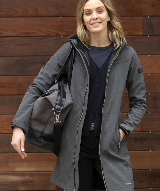 Cutter & Buck Whittier jacka dam, Anthracite melange