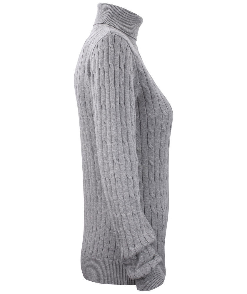 Cutter & Buck Blakely women's turtleneck, Grey melange, large image number 2