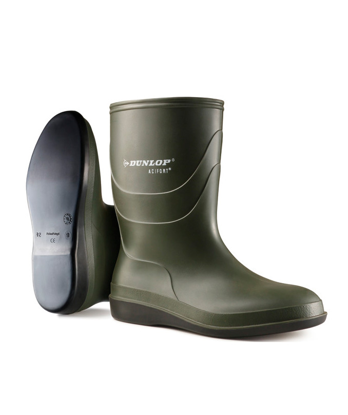 Dunlop Acifort Biosecure Gummistiefel, Gr&uuml;n