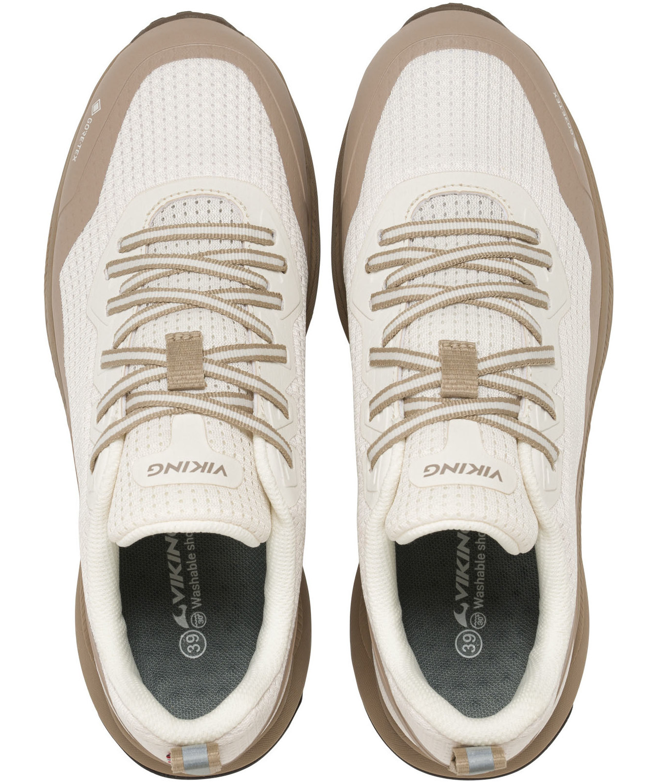 Viking Motion Low GTX sneakers dam, Cream/Brown, large image number 3