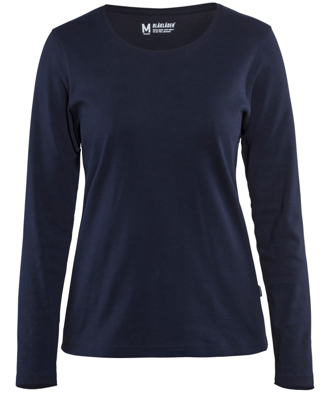 Bl&aring;kl&auml;der l&aring;ng&auml;rmad T-shirt dam, Marinbl&aring;