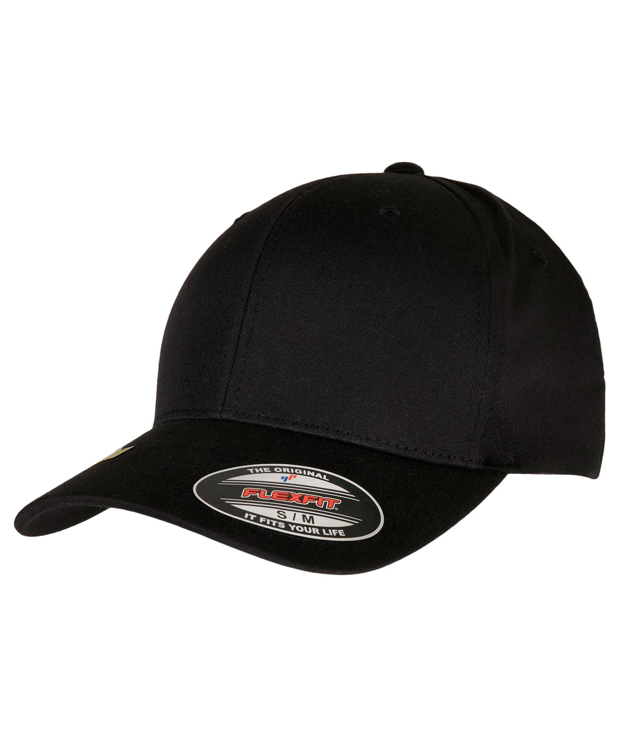 Flexfit 6277RP cap, Black, Black, swatch