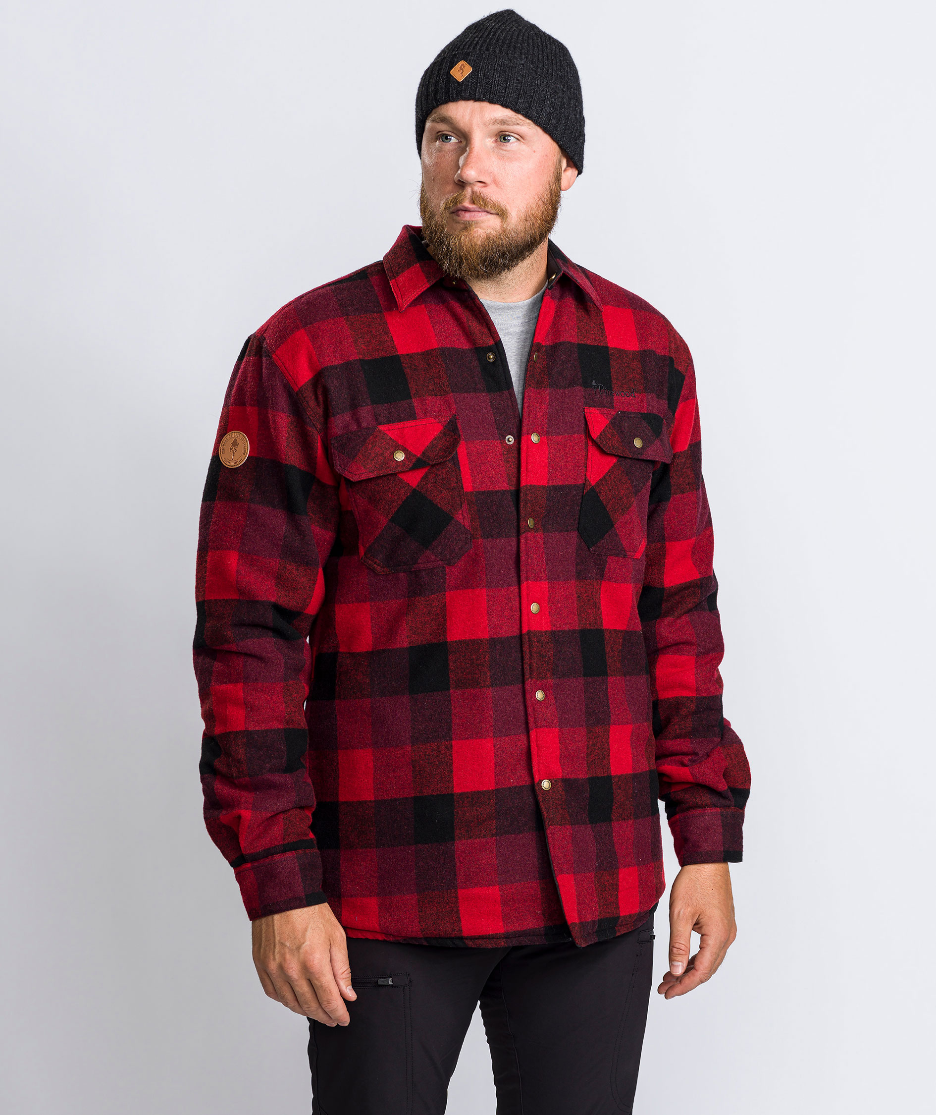 Pinewood Canada Classic 2.0 foret skovmandsskjorte, R&oslash;d, large image number 3