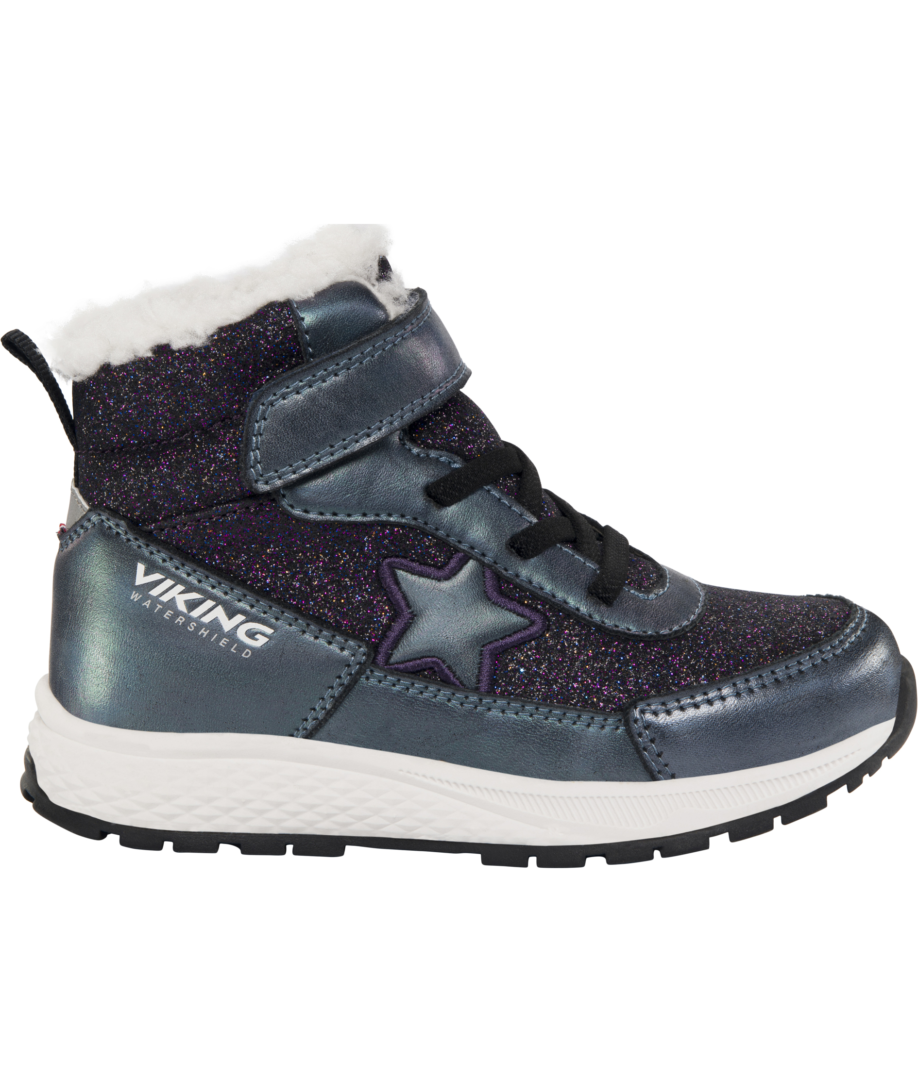 Viking Epic Star Warm WP st&ouml;vlar till barn, Black