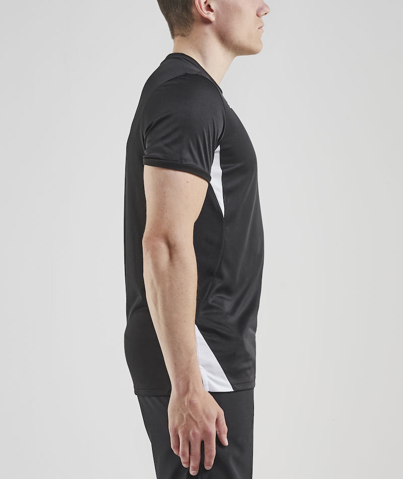 Craft Pro Control Impact T-shirt, Sort/Hvid, large image number 3