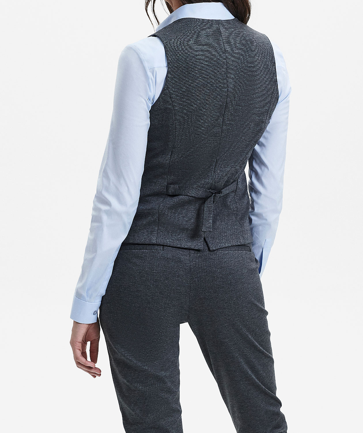 Sunwill Extreme Flex Modern fit women's waiscoat, Charcoal, large image number 4