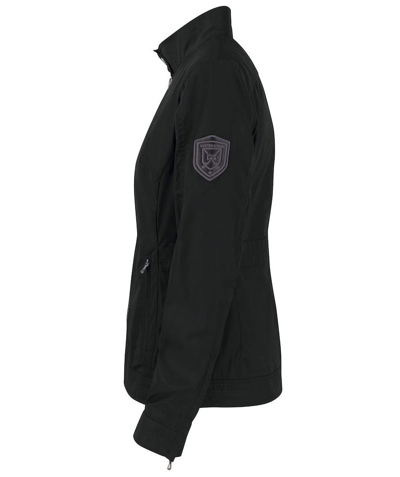 Cutter & Buck Dockside dame jakke, Svart, large image number 2