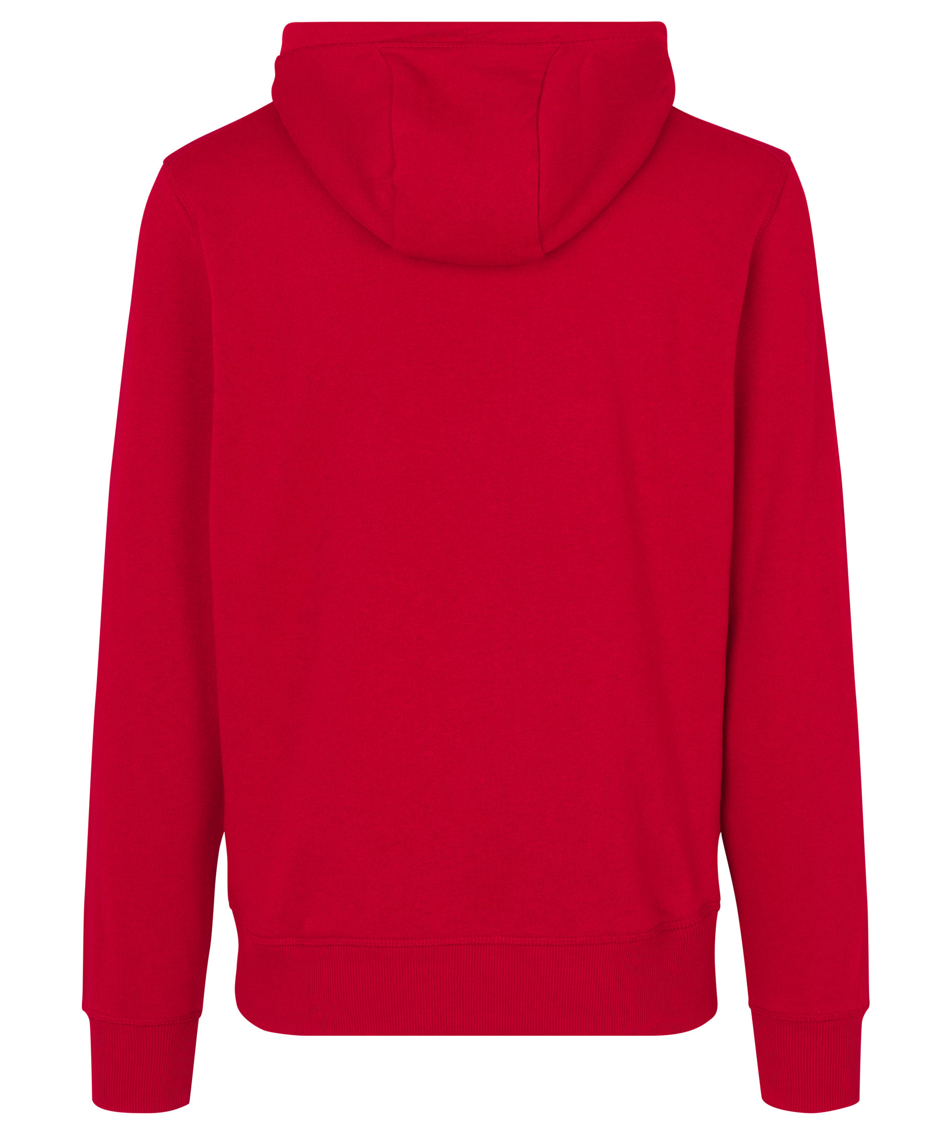 ID Core hoodie med dragkedja, R&ouml;d