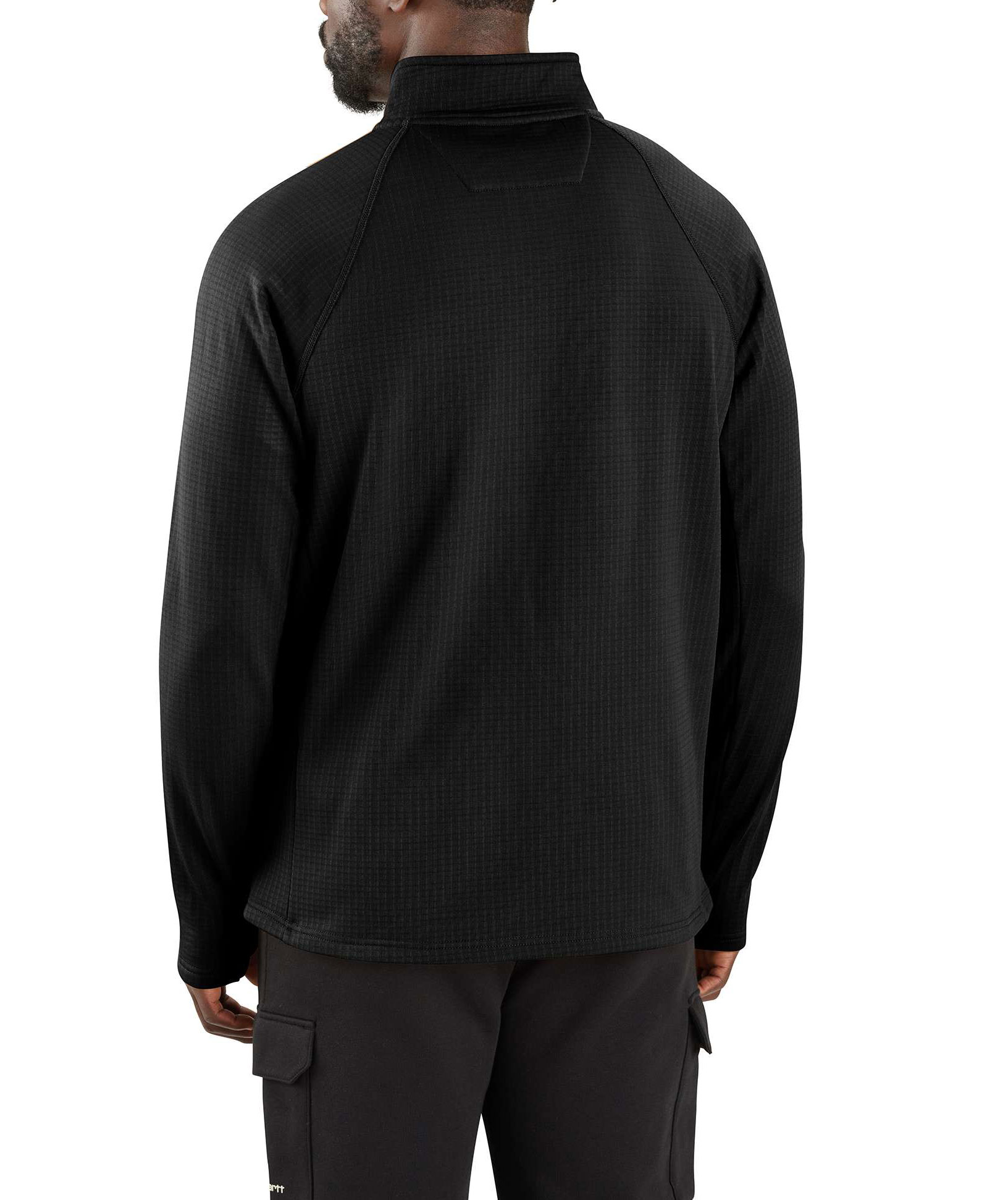 Carhartt Mock Neck half zip midlayer, Black, large image number 3
