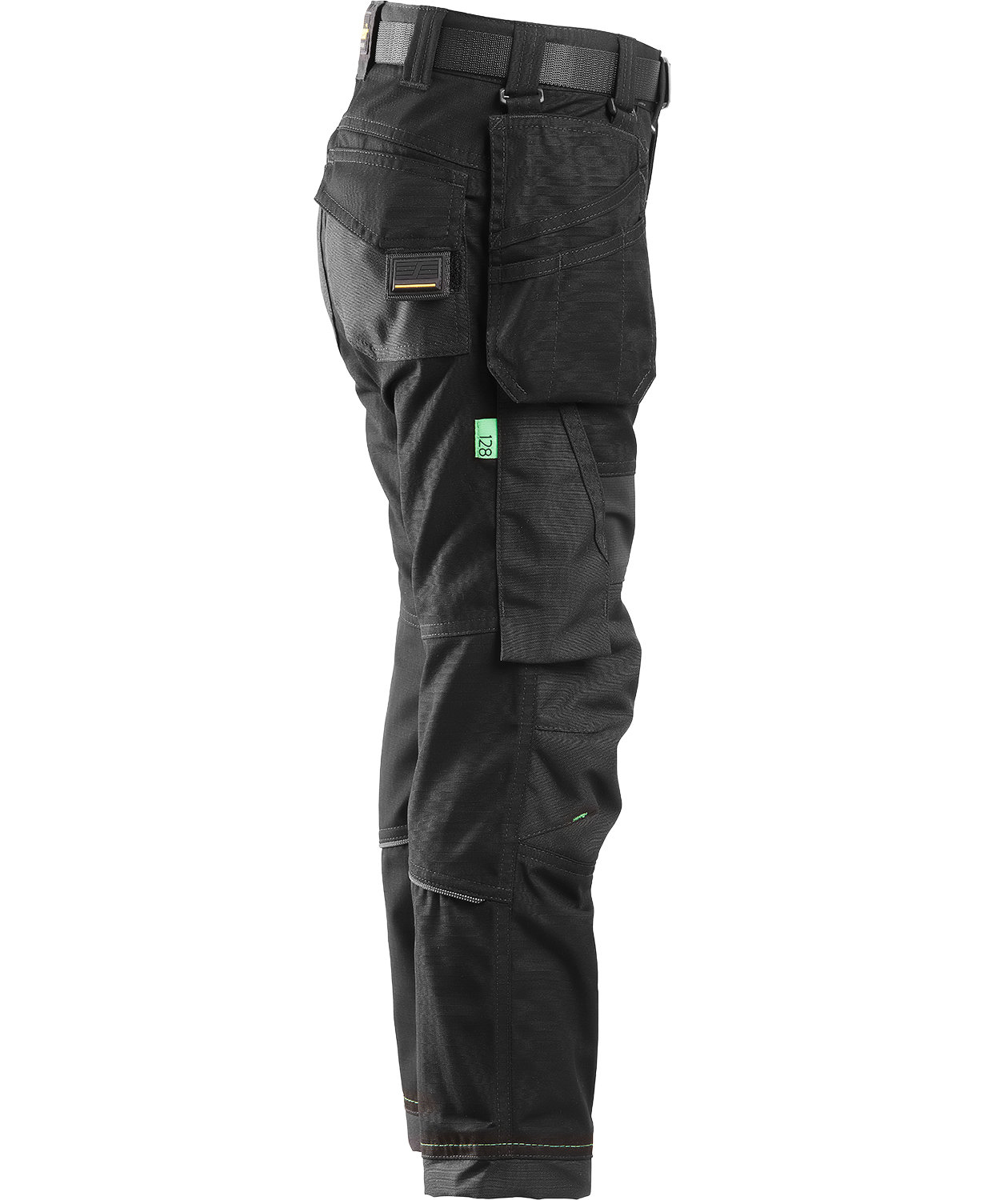 Snickers FlexiWork Junior Hose 7505, Schwarz, large image number 4