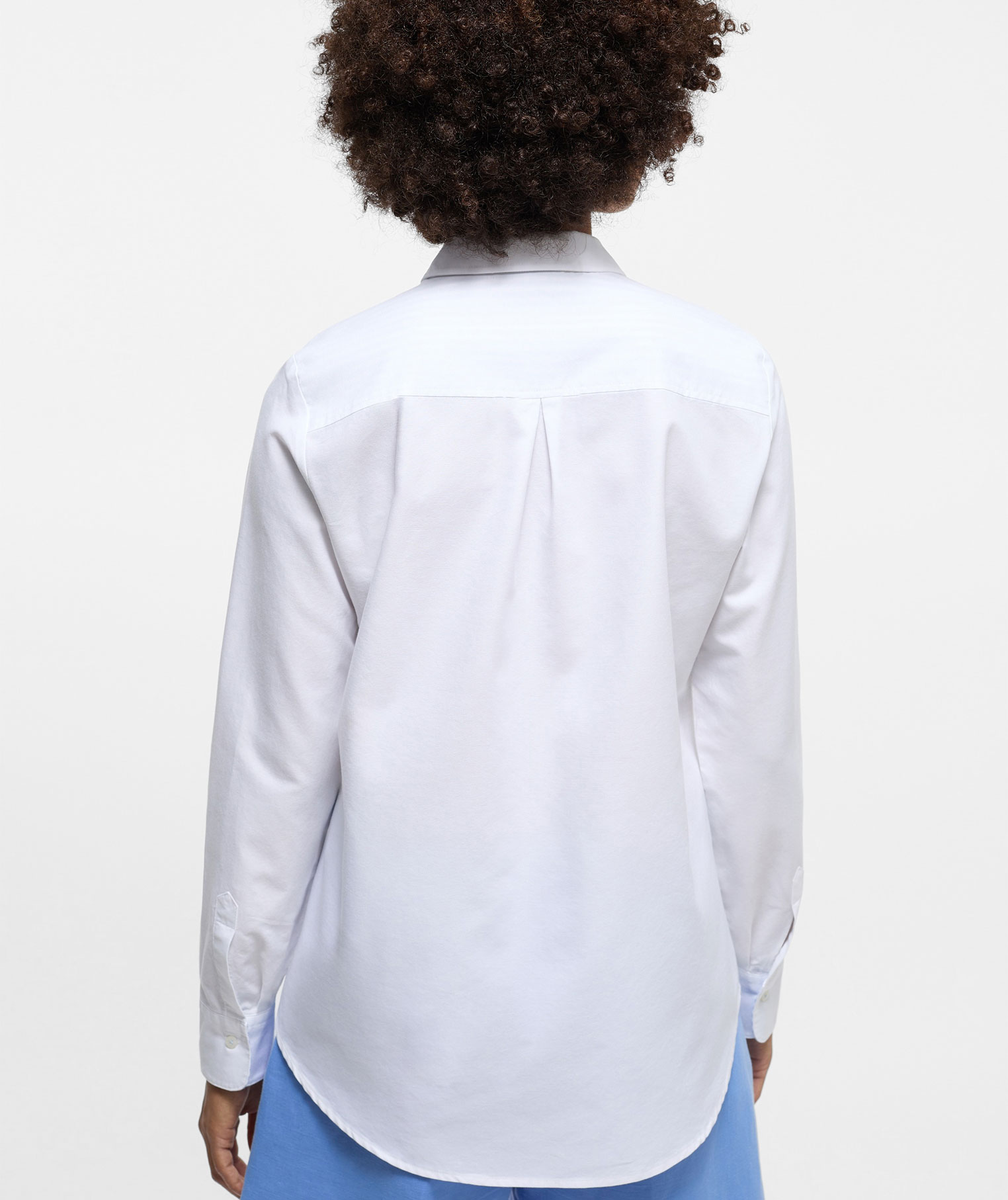 Eterna Regular Fit Oxford skjorta dam, White, large image number 2