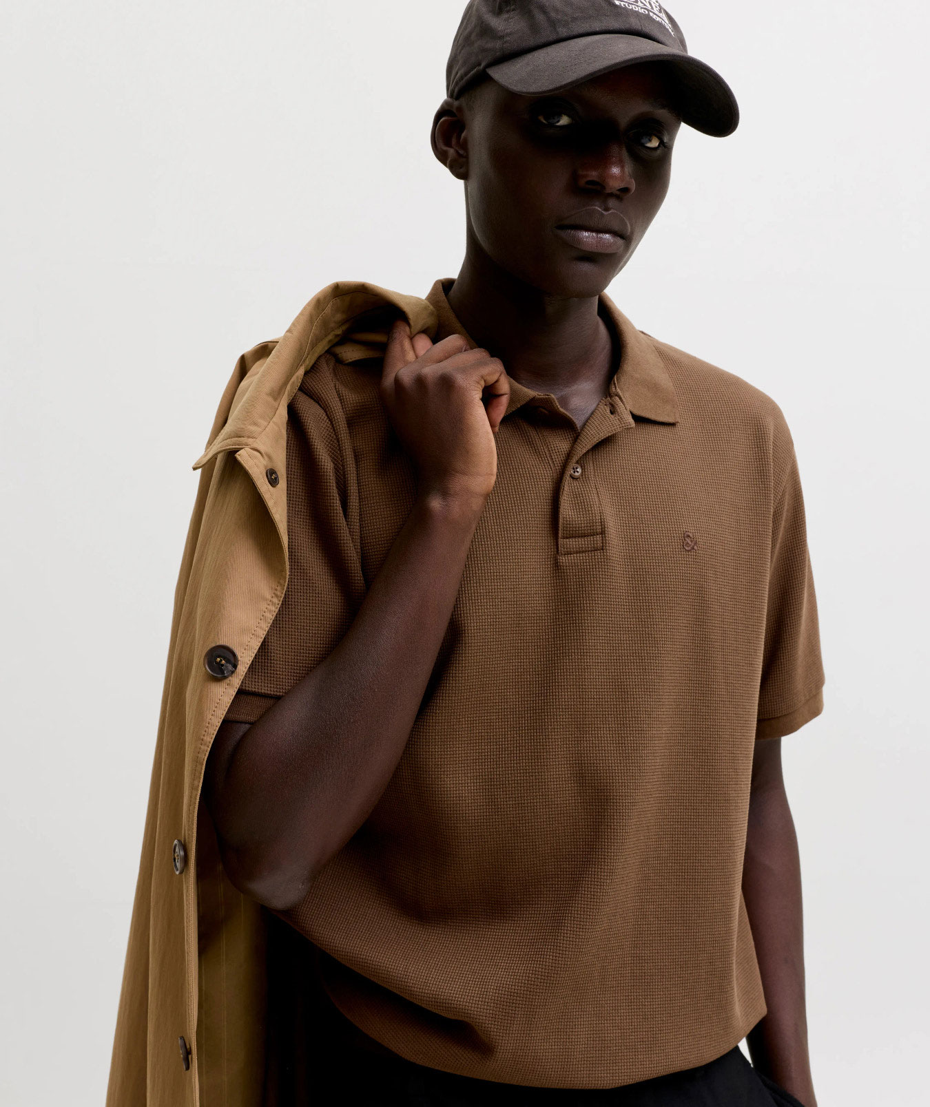 Jack & Jones JJEAUSTIN Polo shirt, Cocoa, large image number 3
