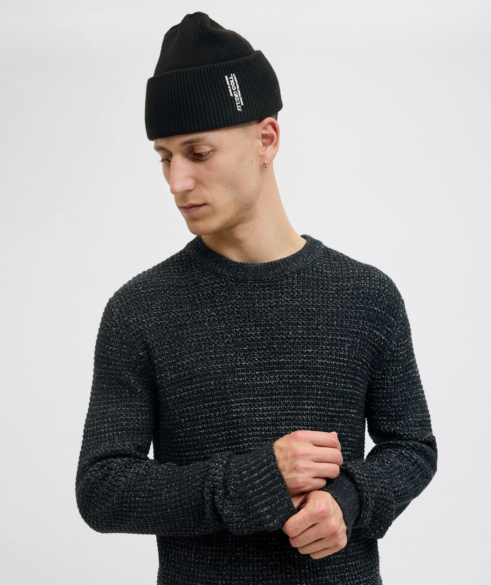 Jack & Jones JACCOLL strikhue, Black, Black, large image number 4