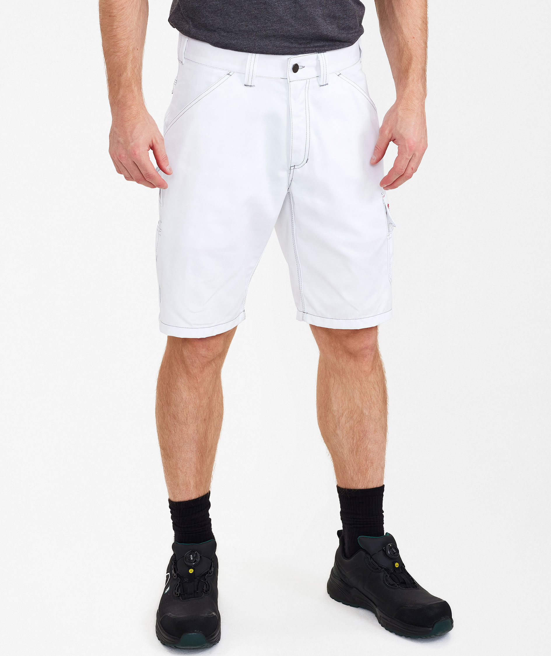 Engel Combat arbetsshorts, Vit, large image number 2