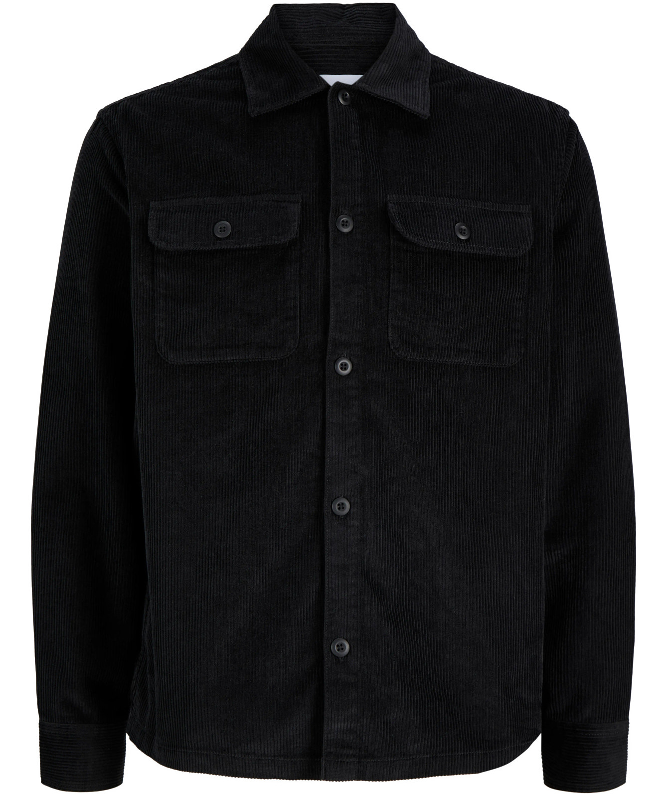Jack & Jones Plus JJEREGENT overshirt, Black, Black, swatch