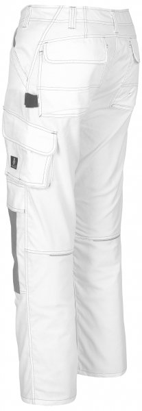 Mascot Hardwear Lerida work trousers, White, large image number 2