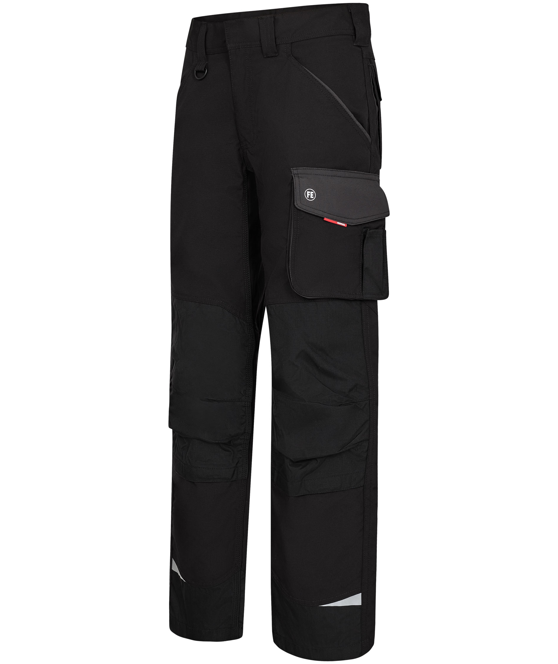 Engel Galaxy arbejdsbukser, Sort/Antracitgr&aring;, large image number 3