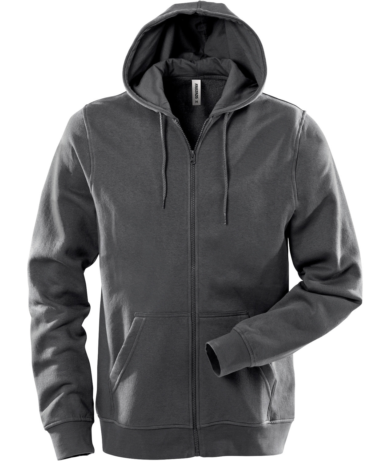 Fristads Acode hoodie with zipper, Dark Grey