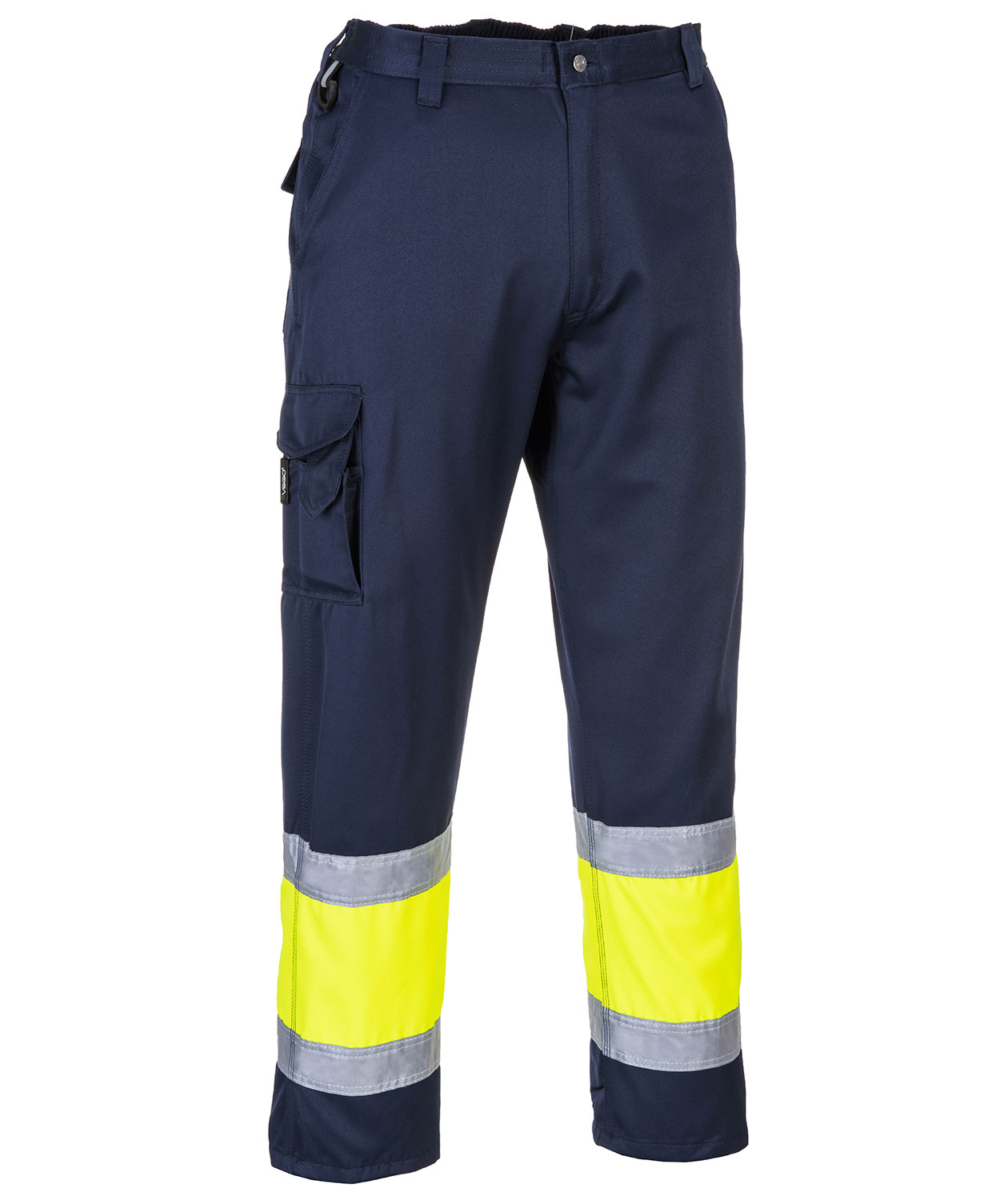 Portwest servicebyxa, Varsel yellow/marinbl&aring;, large image number 0