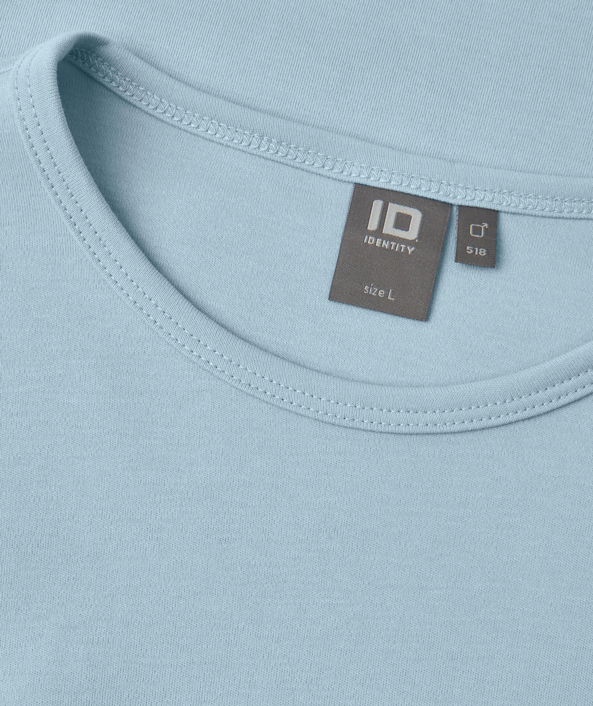 ID Interlock lang&aelig;rmet T-shirt, Light blue, large image number 3