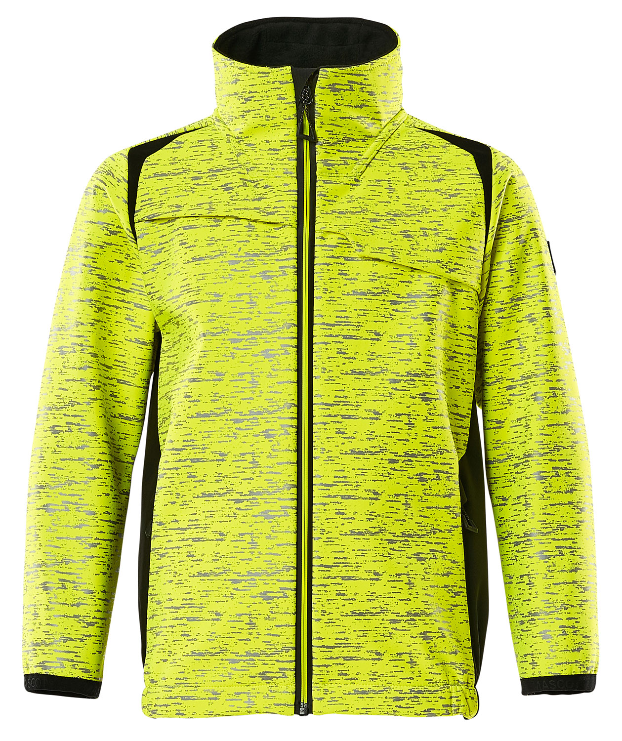 Mascot Accelerate Safe softshelljacka till barn, Varsel Gul/Svart