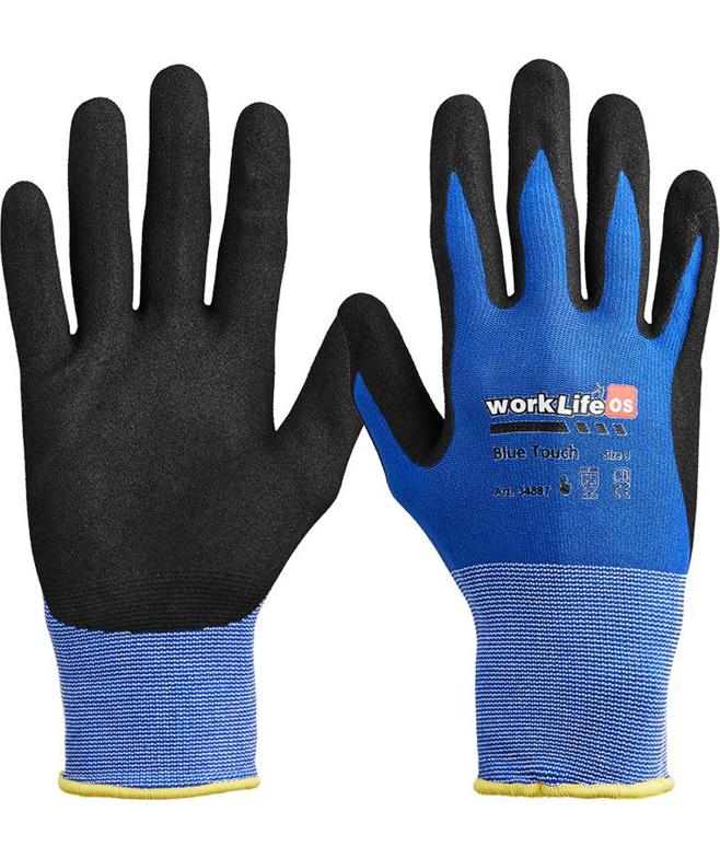 OS Worklife Blue Tourch arbejdshandsker