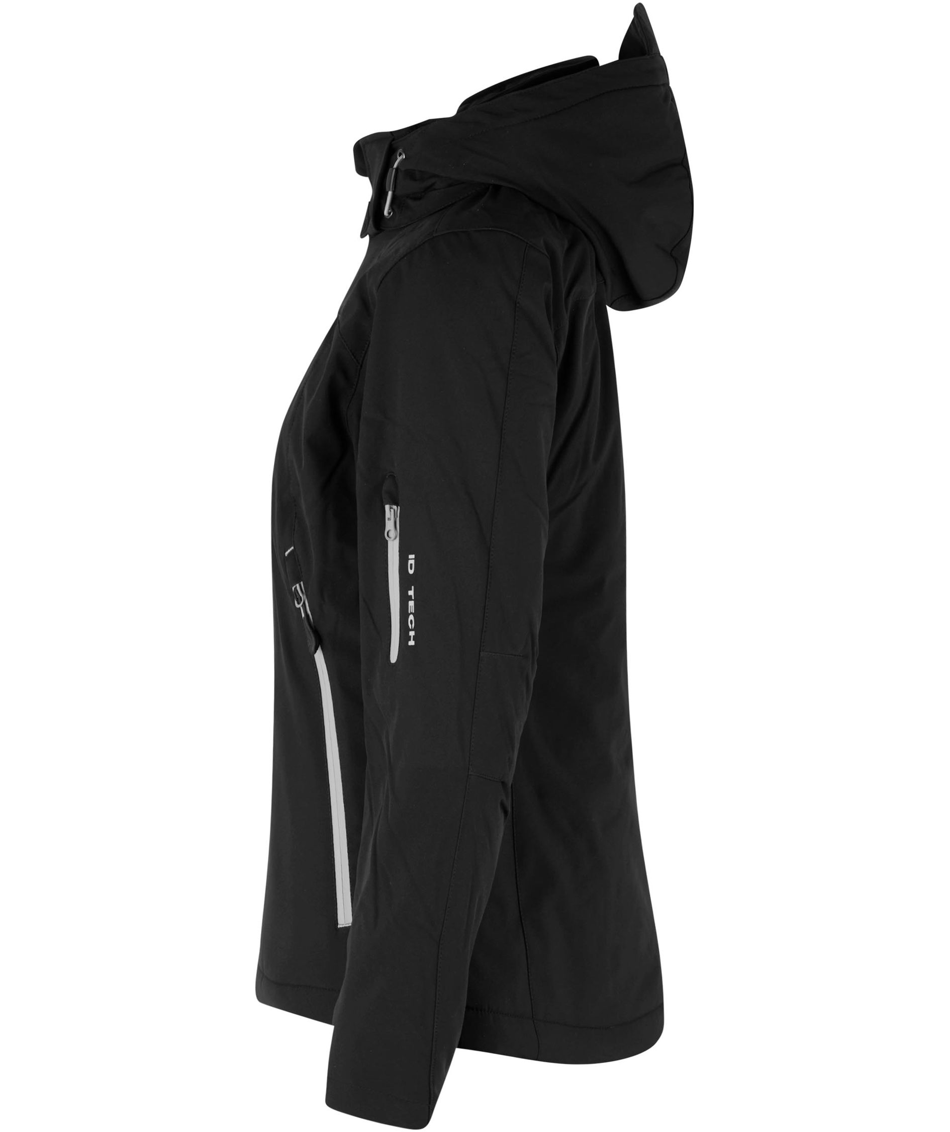 ID vinter softshelljacka dam, Svart, large image number 3