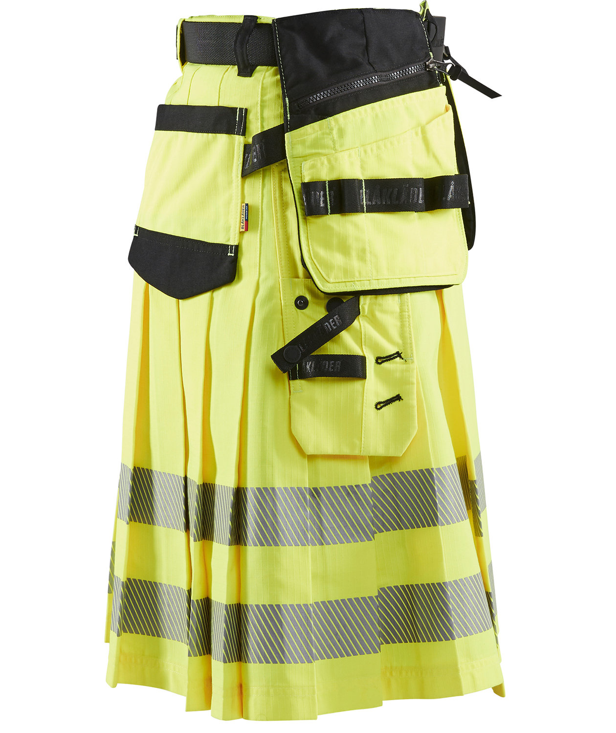 Bl&aring;kl&auml;der h&aring;ndv&aelig;rkerkilt, Hi-vis Gul/Sort, large image number 3