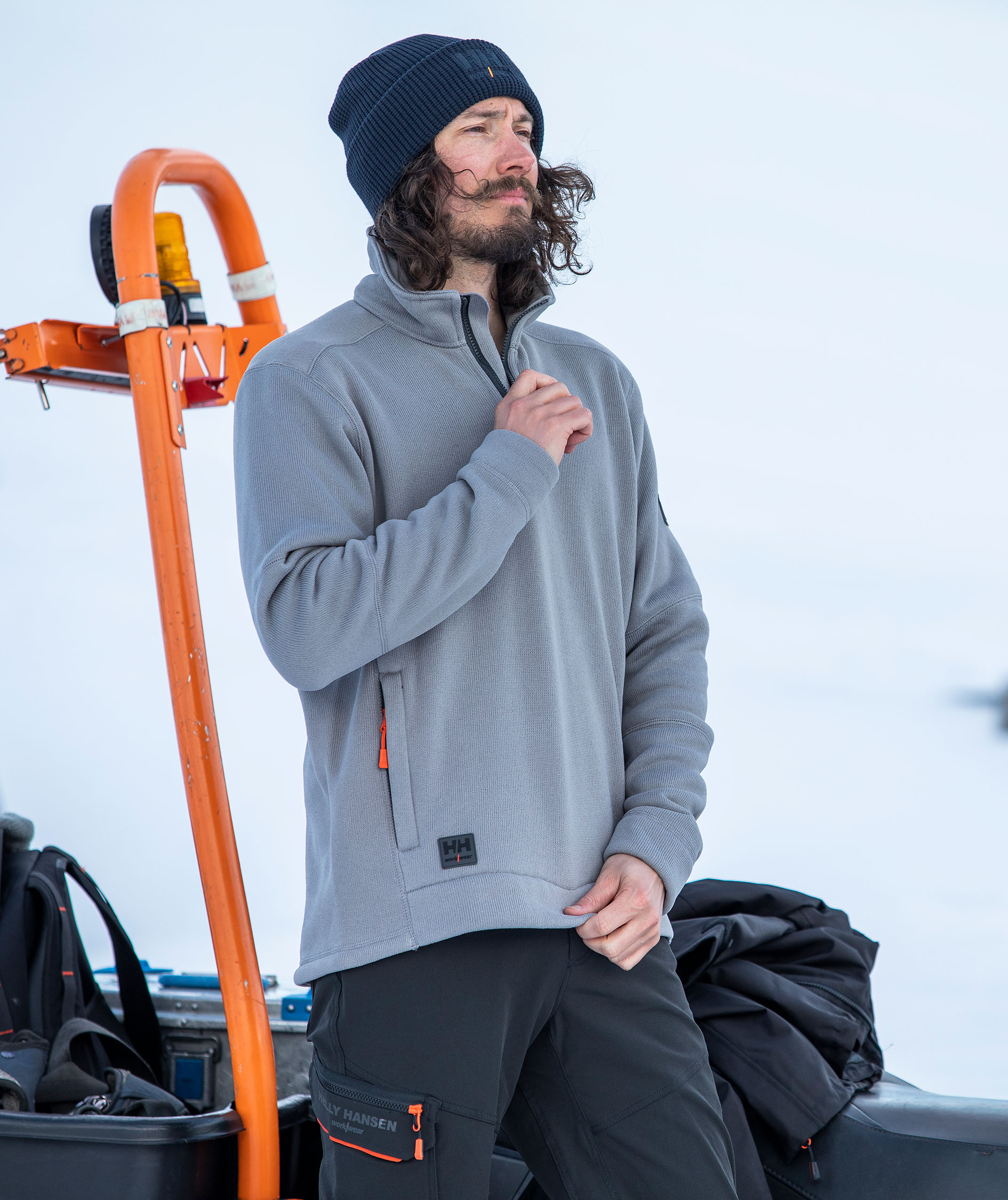 Helly Hansen Kensington half-zip fleecetr&ouml;ja, Gr&aring;, large image number 7