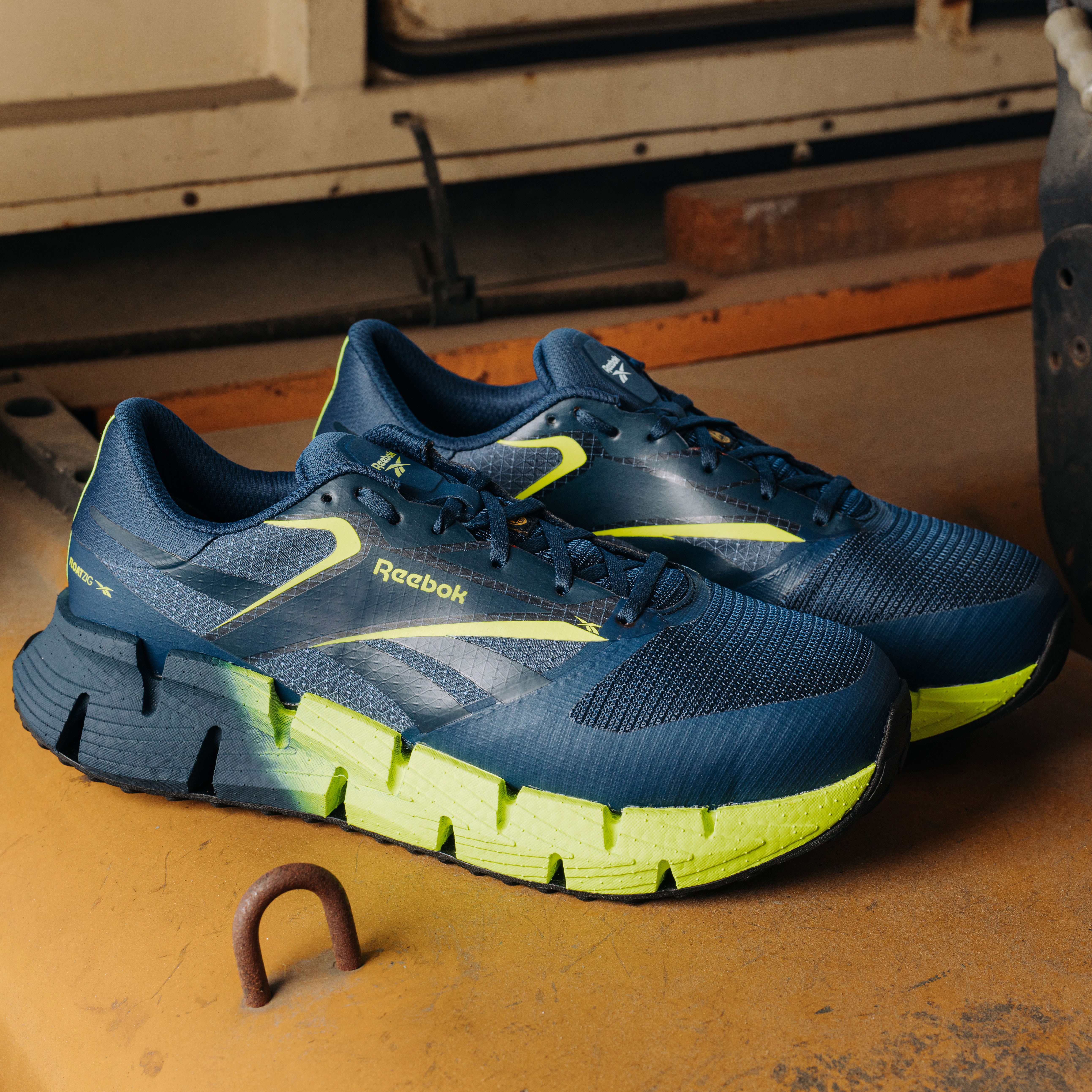 Reebok Floatzig skyddsskor S1PS, Blue/yellow, large image number 3