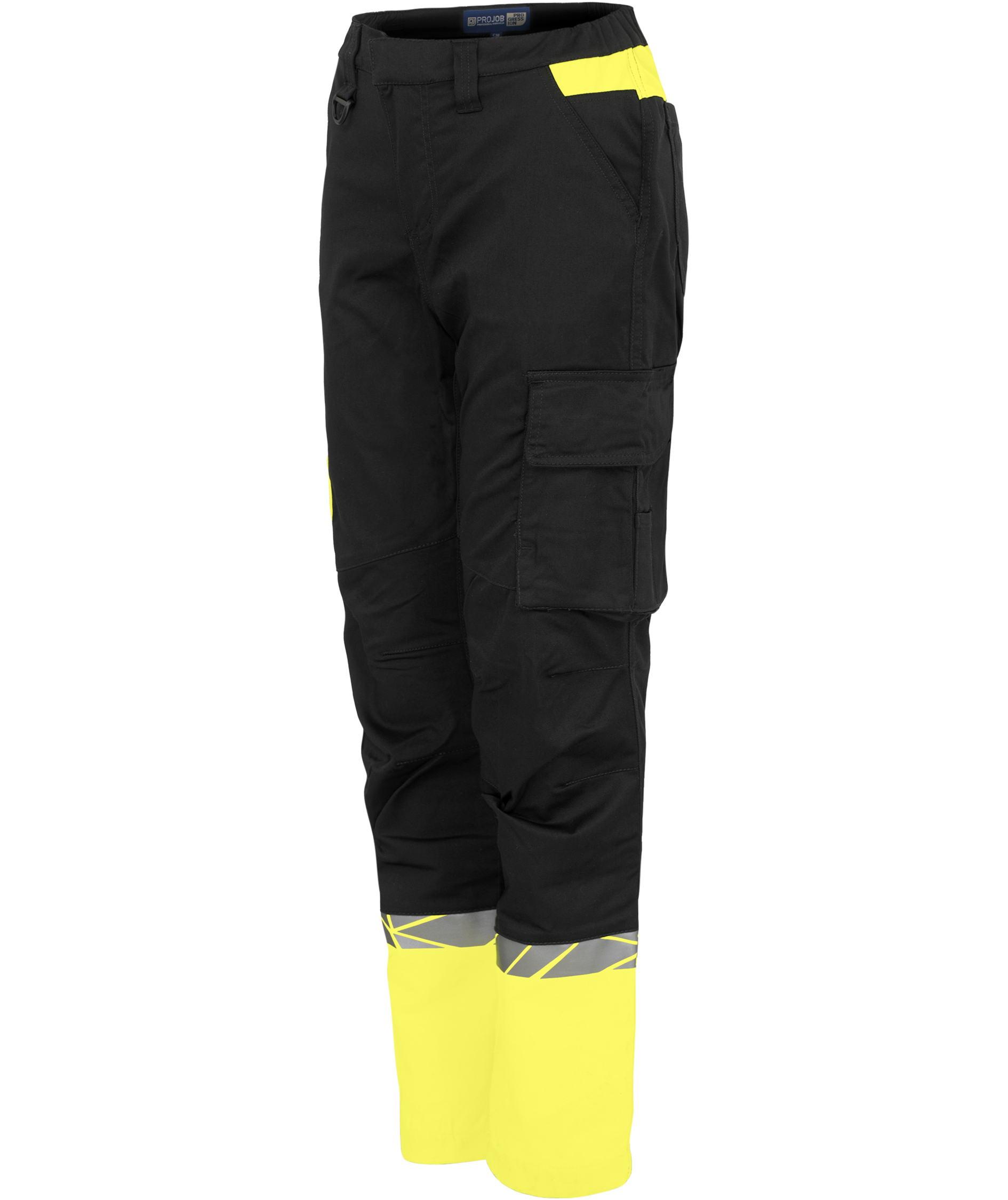 ProJob Damen Diensthose 7511, Schwarz/Gelb, large image number 4