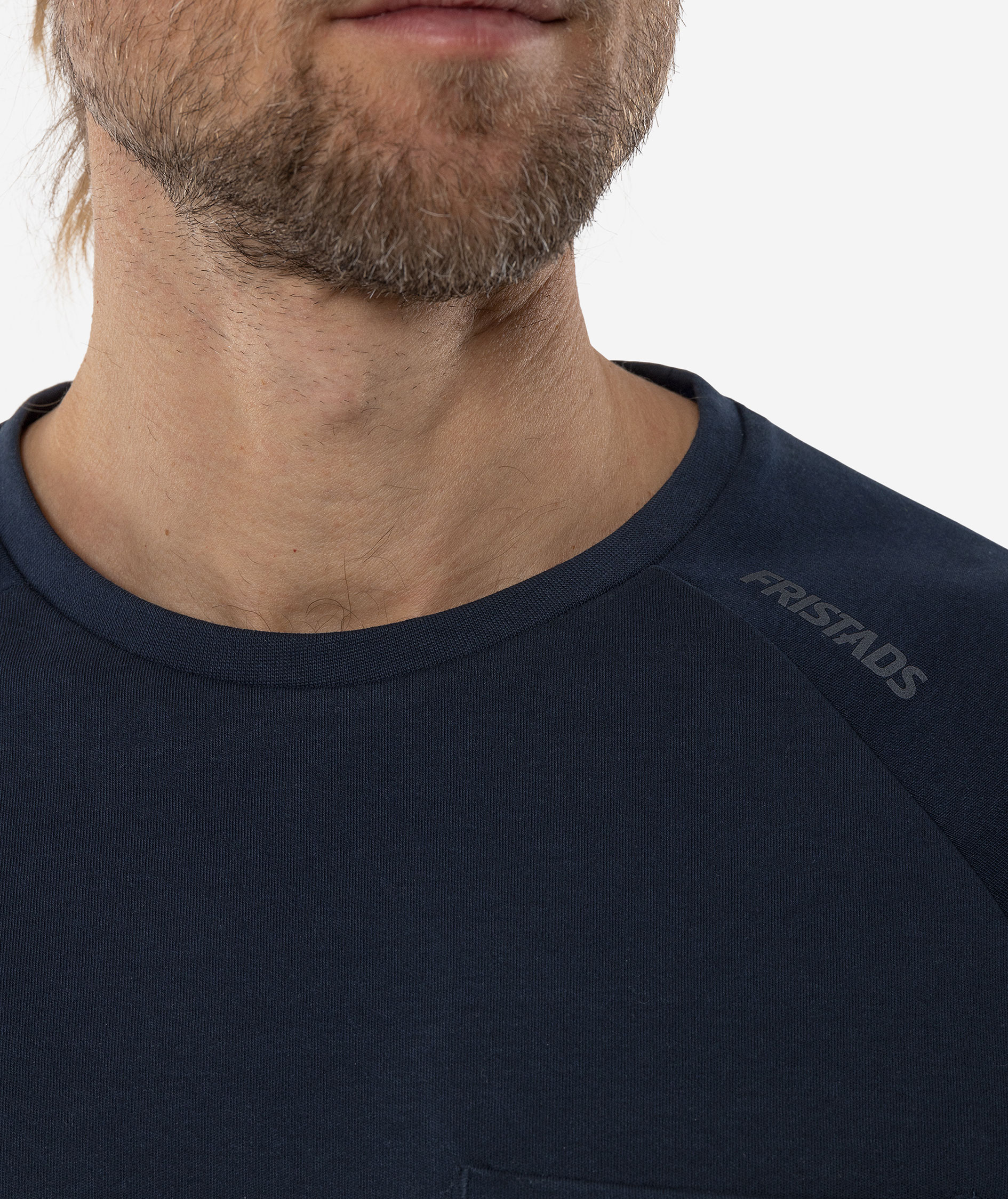 Fristads l&aring;ng&auml;rmad T-shirt 7821 GHT, M&ouml;rk Marinbl&aring;, large image number 6