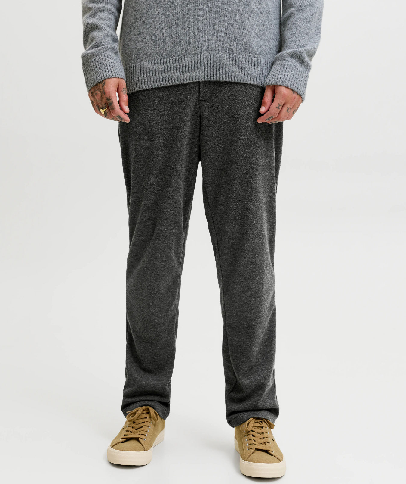 Jack & Jones JPSTOLLIE DEVON chinos, Dark Grey Melange, large image number 5