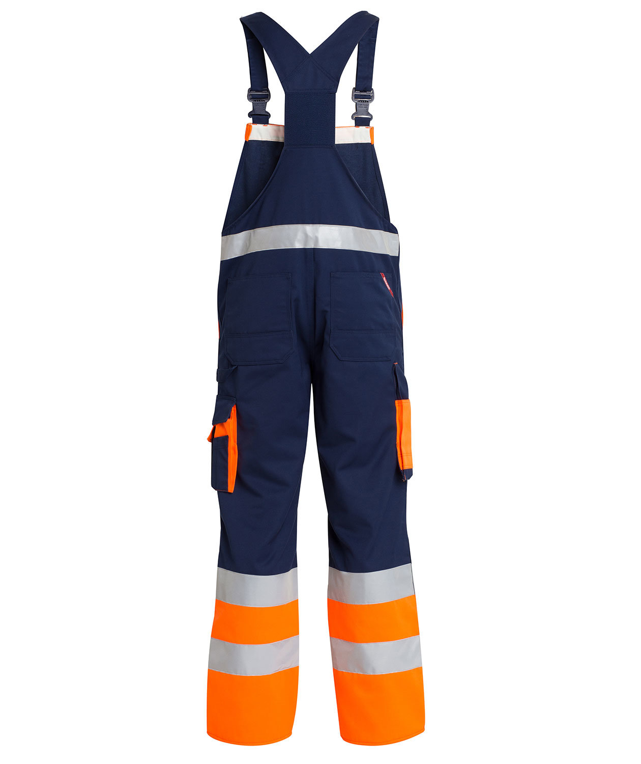 Engel arbetsh&auml;ngselbyxa, Marinbl&aring;/Varselorange