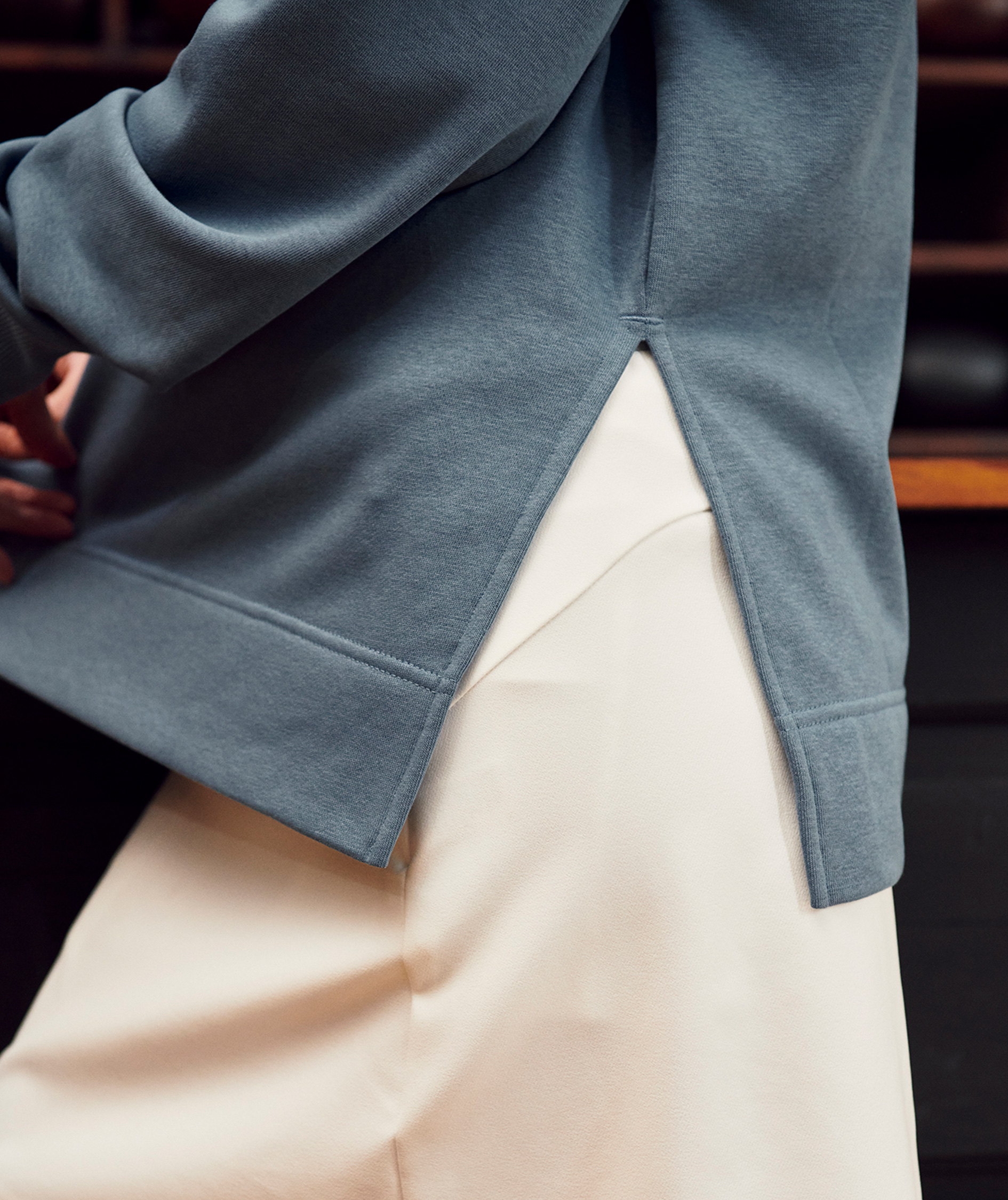 Clique Miami PRO women's sweatshirt, Steel Blue, large image number 6