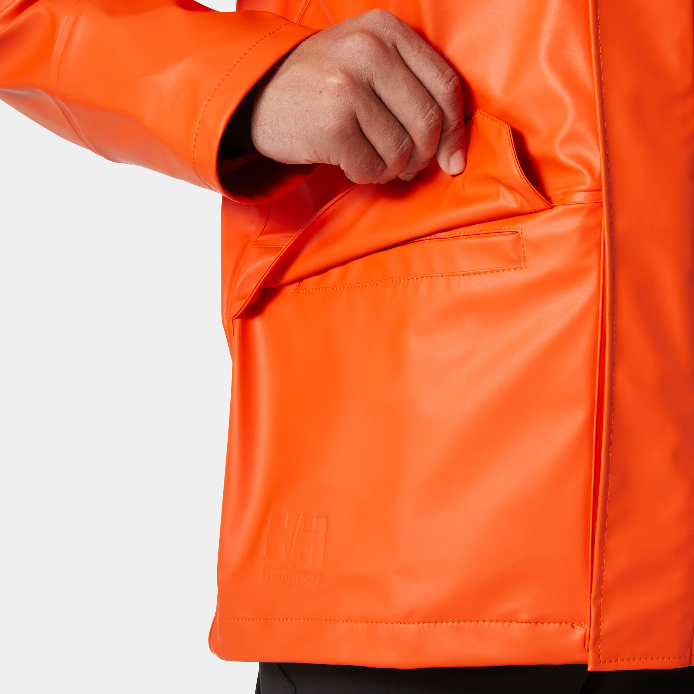 Helly Hansen Gale rain jacket, Dark Orange, large image number 6