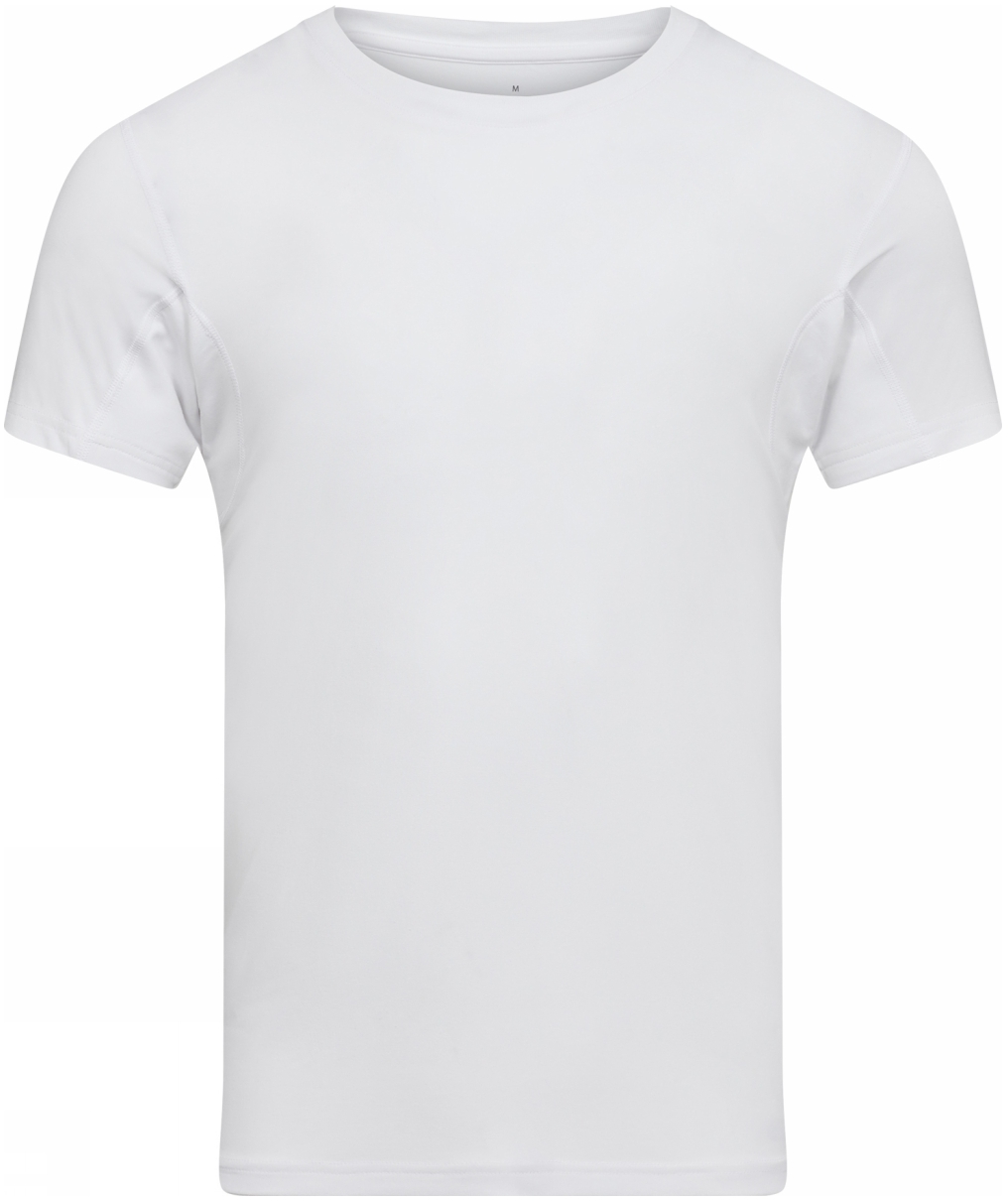 JBS kort&aelig;rmet undertr&oslash;je med bambus, Hvid