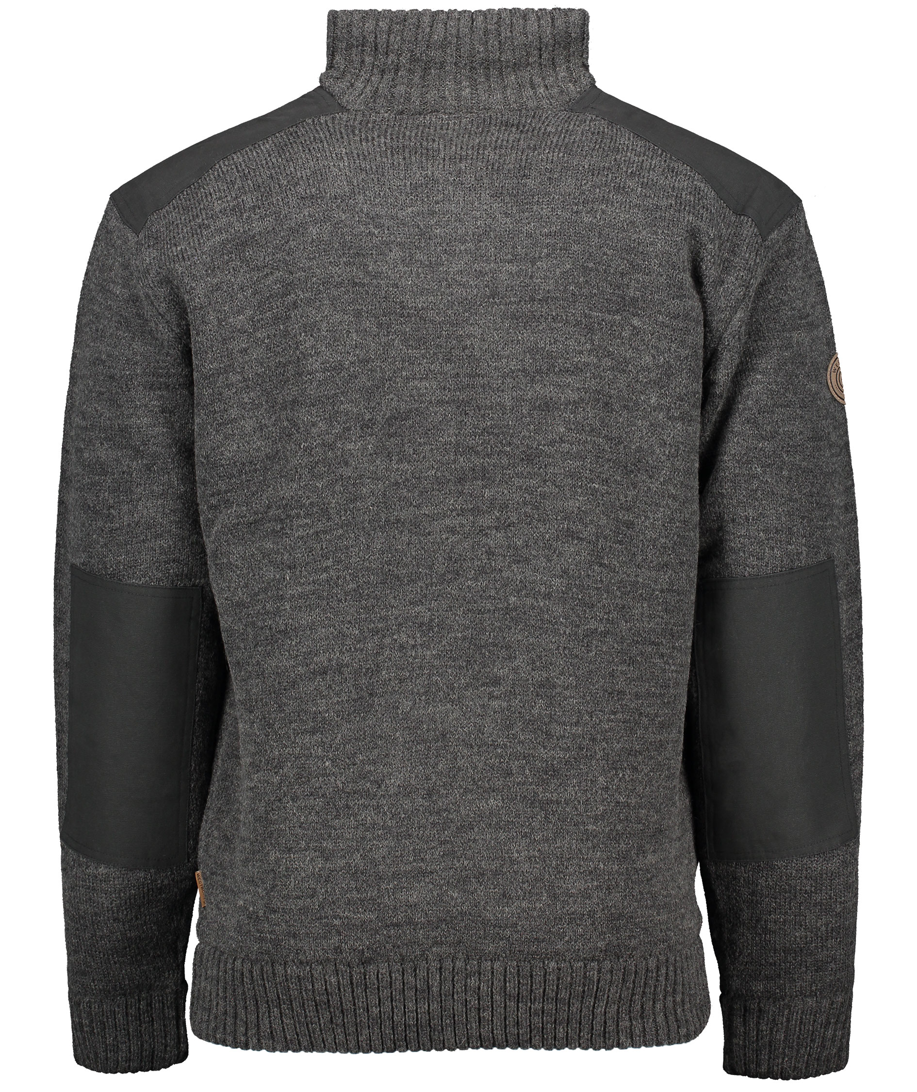 Westborn windbreaker knitted pullover, Charcoal Melange, large image number 2