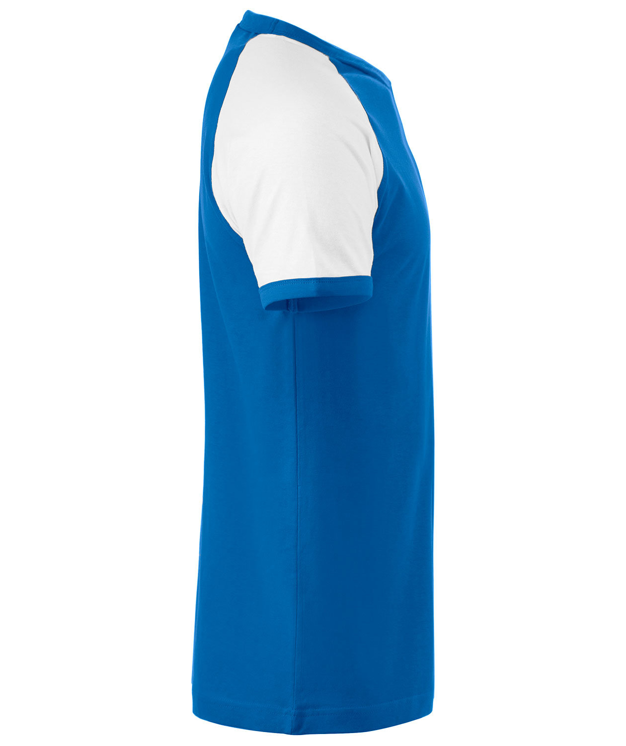 Clique Raglan T-shirt, King-Blue/White, large image number 3