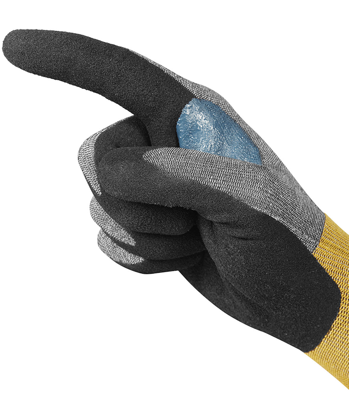 Tegera 8805 Infinity skj&aelig;rebeskyttelseshansker Cut B, Gr&aring;/Gul