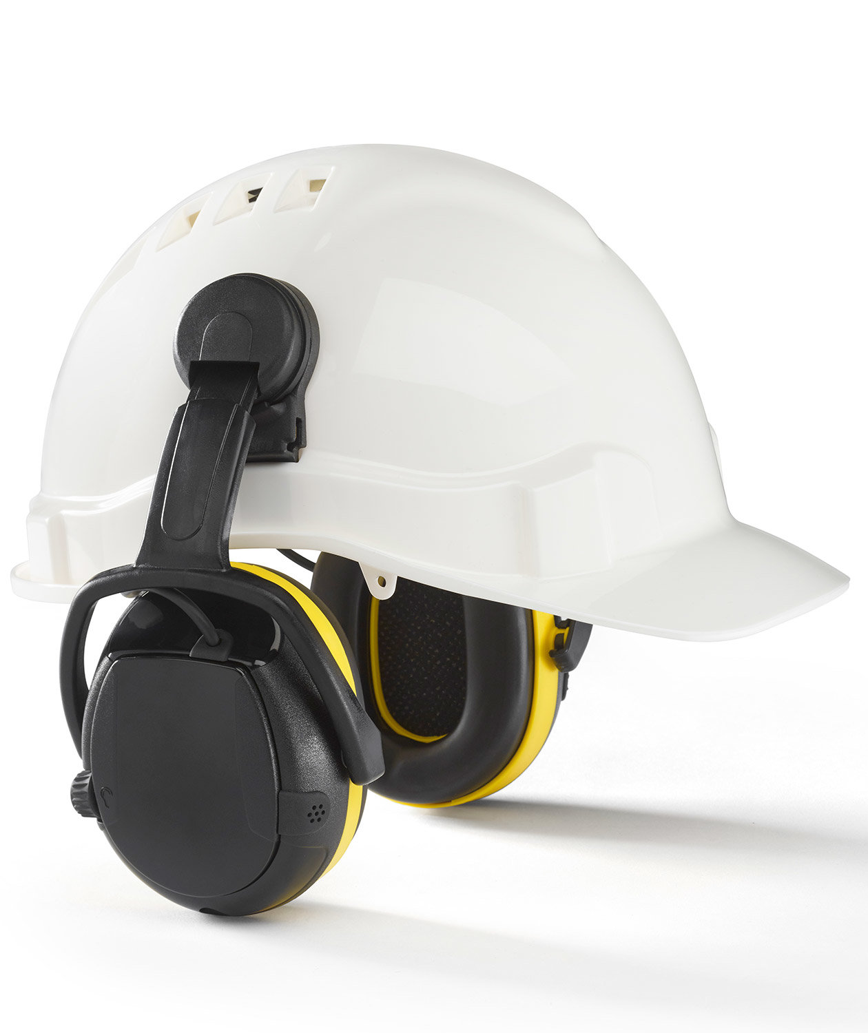 Hellberg Secure ACTIVE h&oslash;rev&aelig;rn til hjelmmontering, Sort/Gul, Sort/Gul, large image number 1