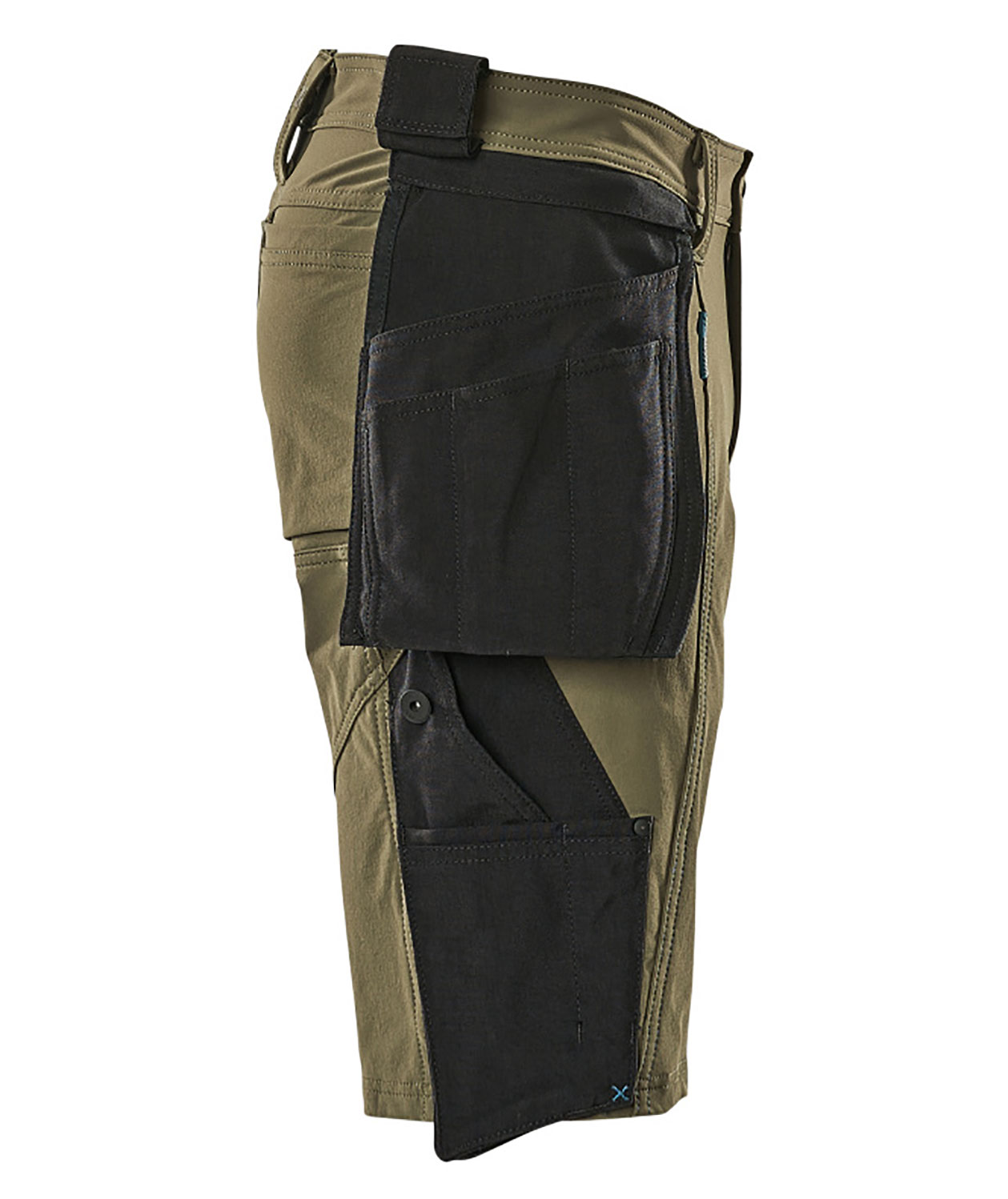 Mascot Advanced h&aring;ndverkshorts full stretch, Mosgr&oslash;nn, large image number 2