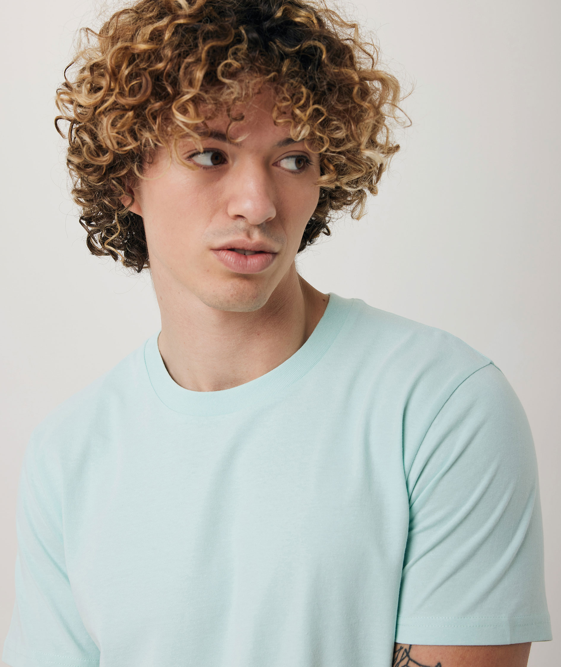 Iqoniq Brett T-shirt, Crushed Mint, large image number 5