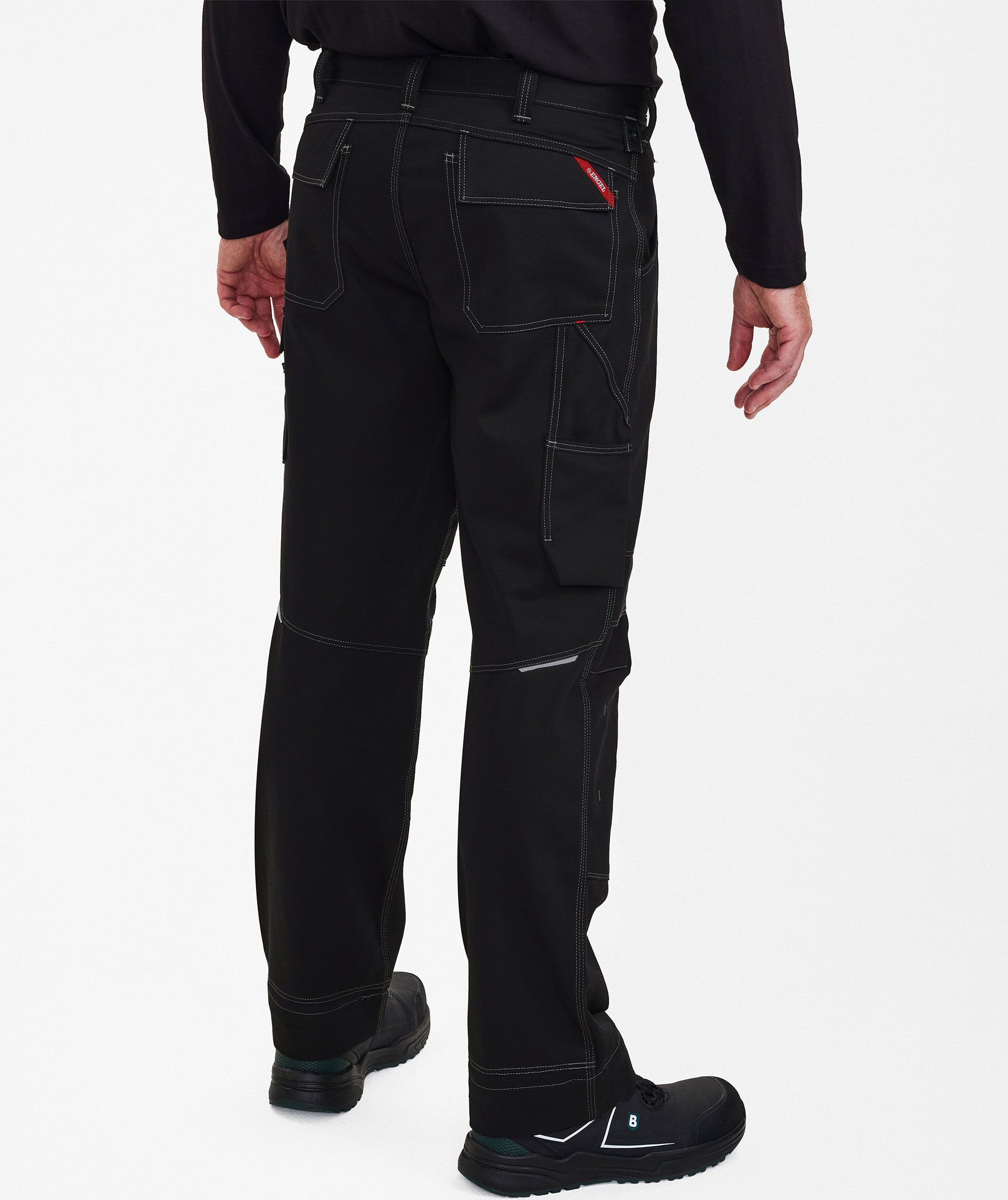 Engel Combat Arbetsbyxa, Svart, large image number 3