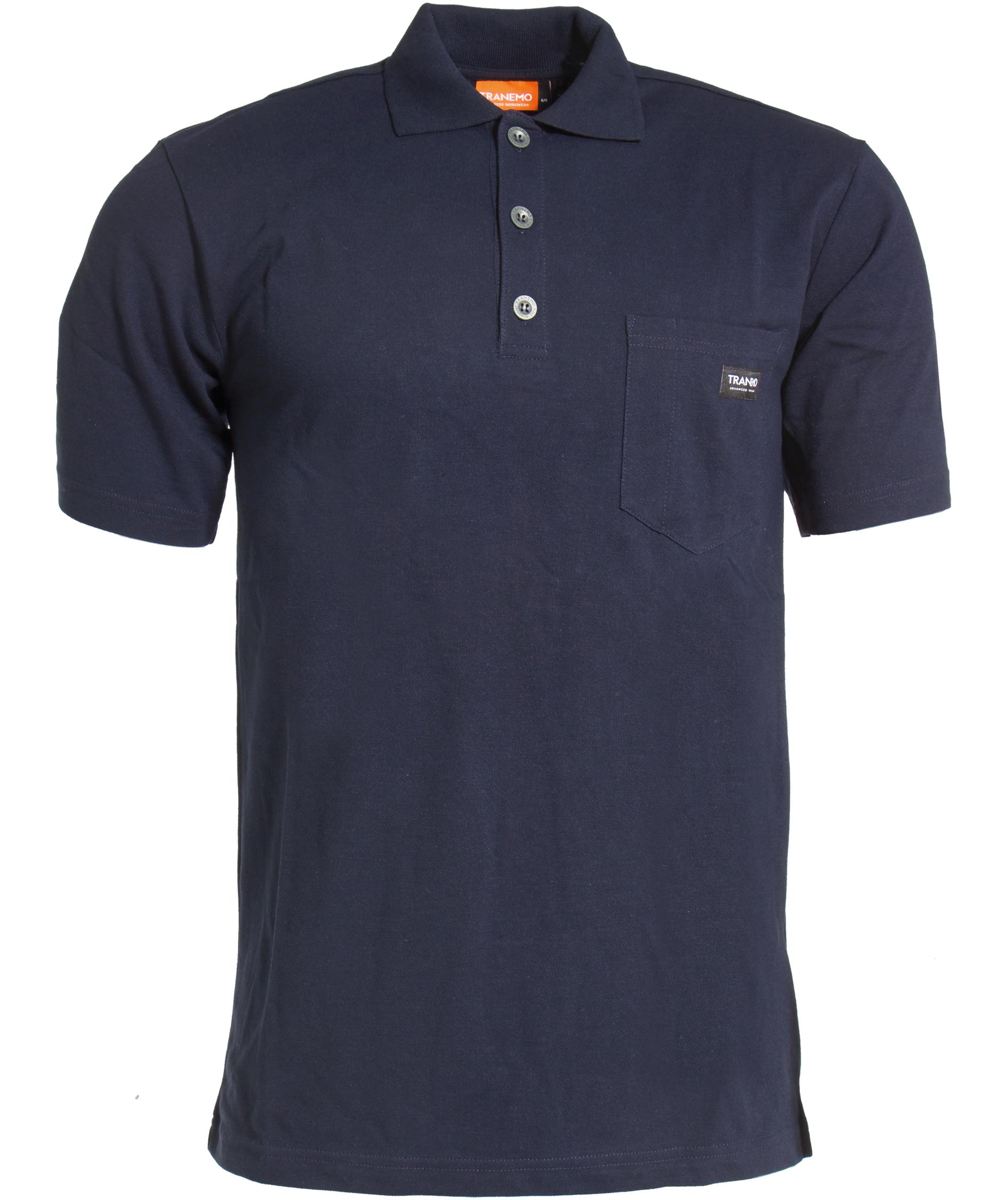 Tranemo FR polo T-shirt, Marinebl&aring;, large image number 0