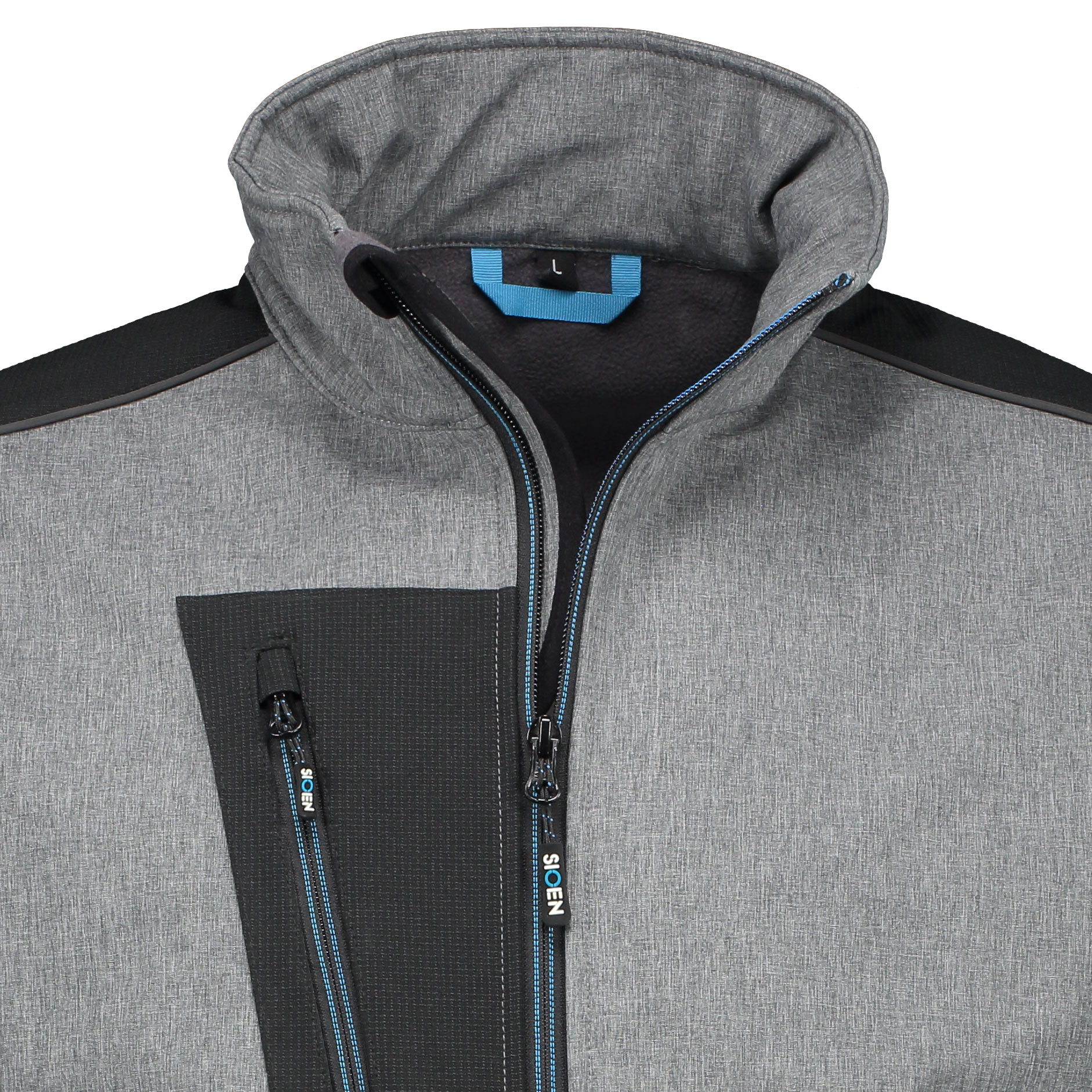 SIOEN Garlin softshelljakke, Grey, large image number 4