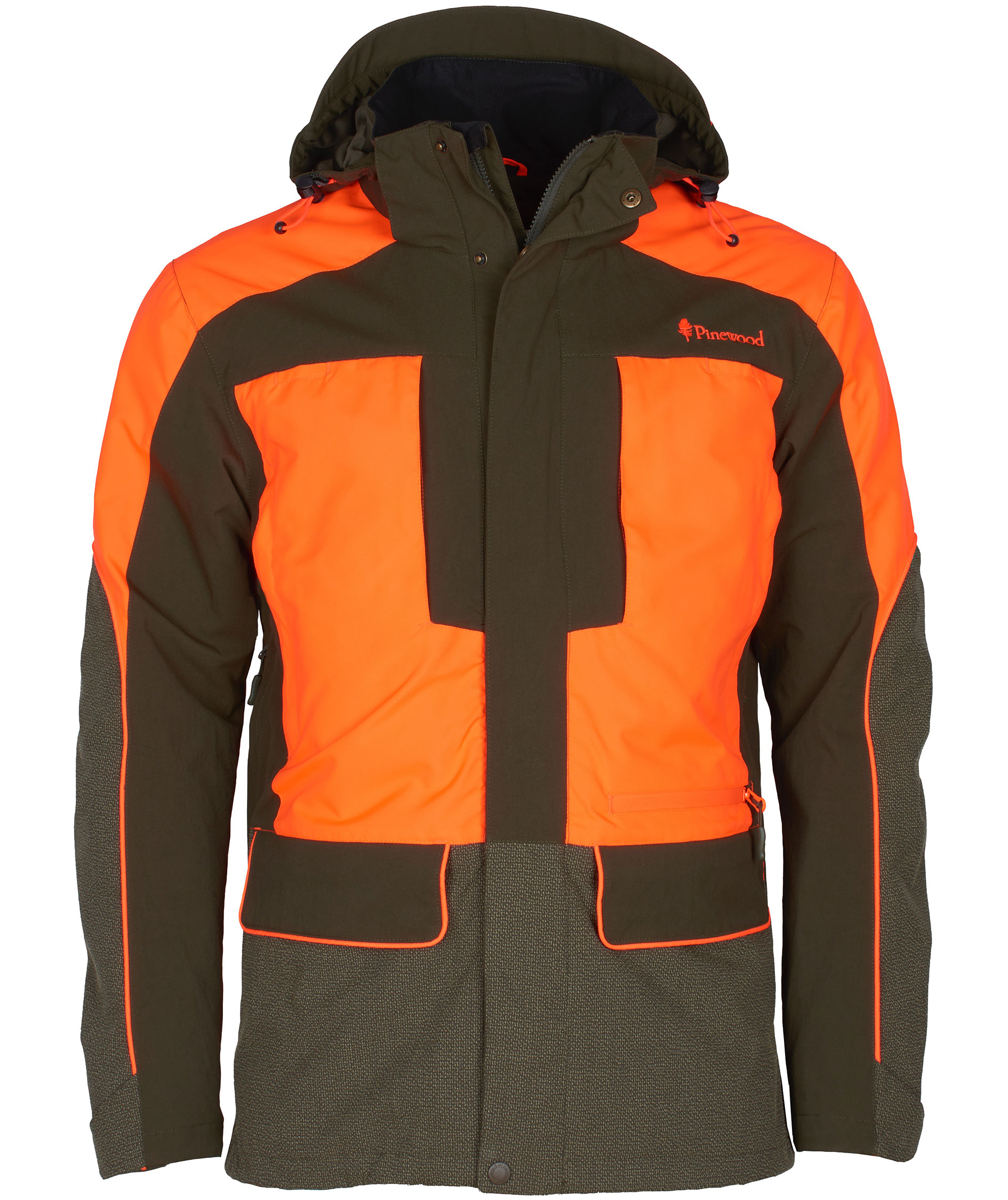 Pinewood Thorn Resistant jakke, Mosgr&oslash;n/Orange, large image number 0